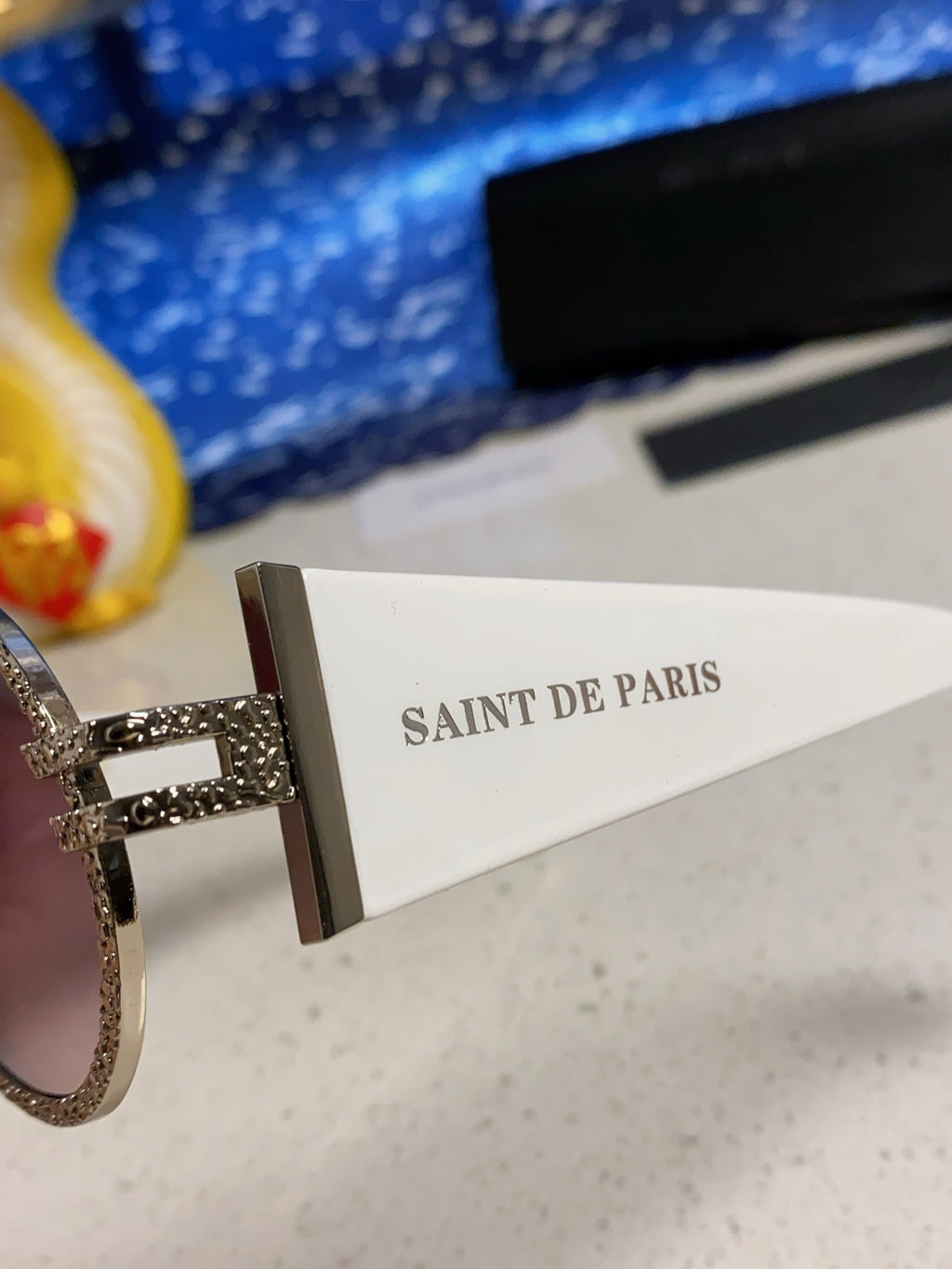 Saint Laurent Metal Round Brown Lens Sunglasses for Men & Women - 449226 - detail image 7