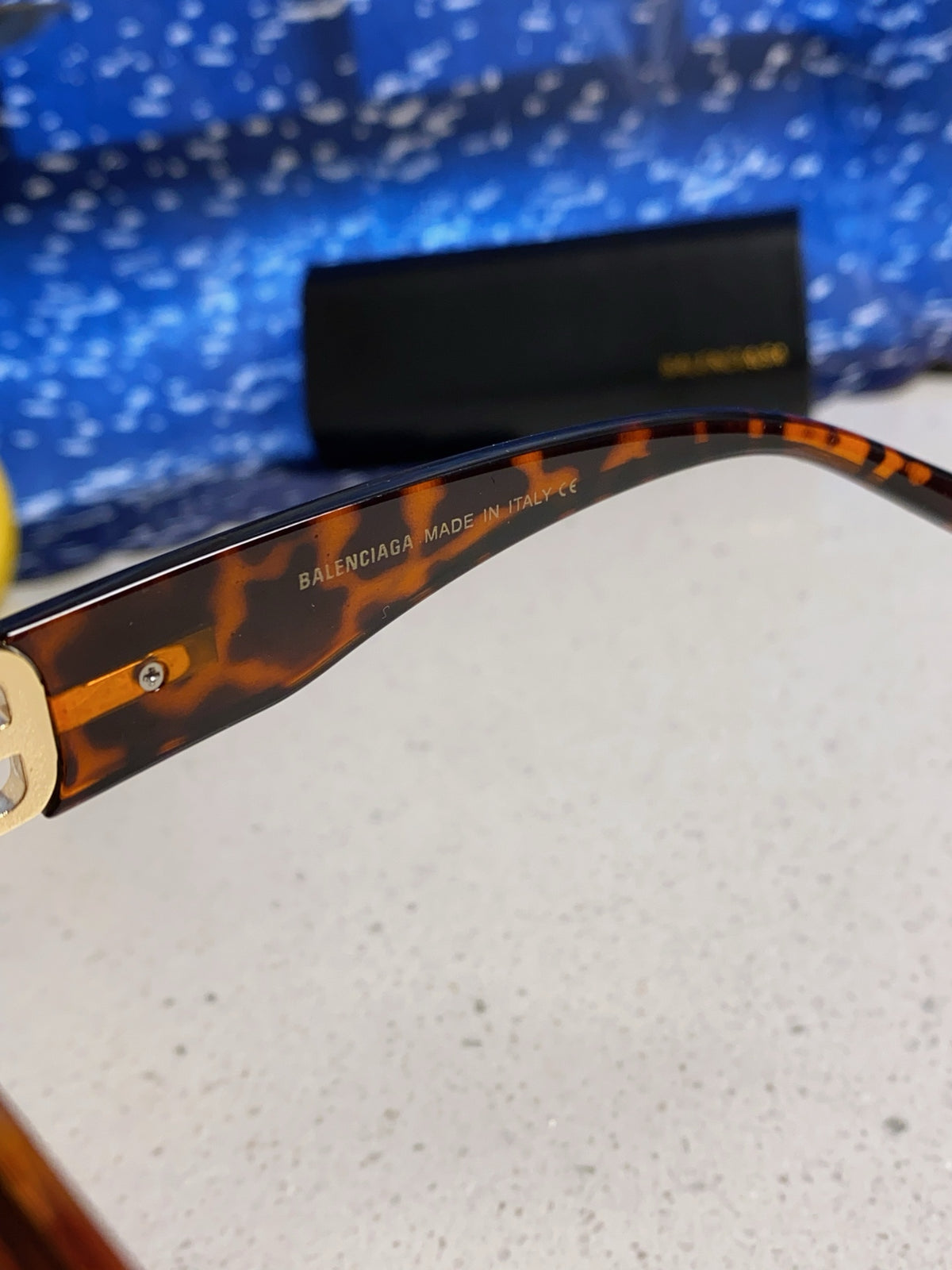Balenciaga Metal Cat-Eye Brown Lens Sunglasses for Men & Women - 466011 - detail image 8