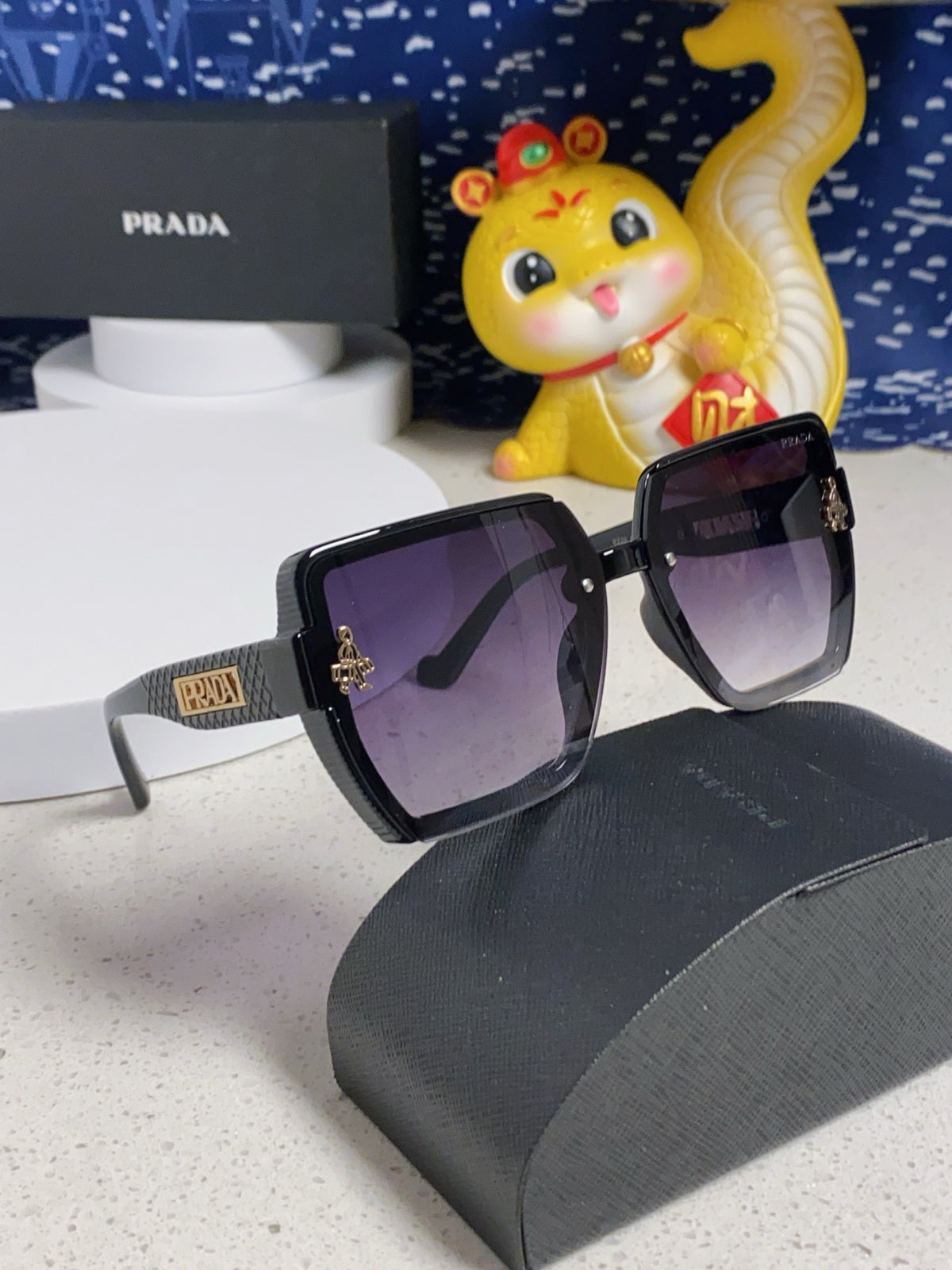 Prada Fashion Silver Lens Sunglasses for Men & Women - 465611 - detail image 10