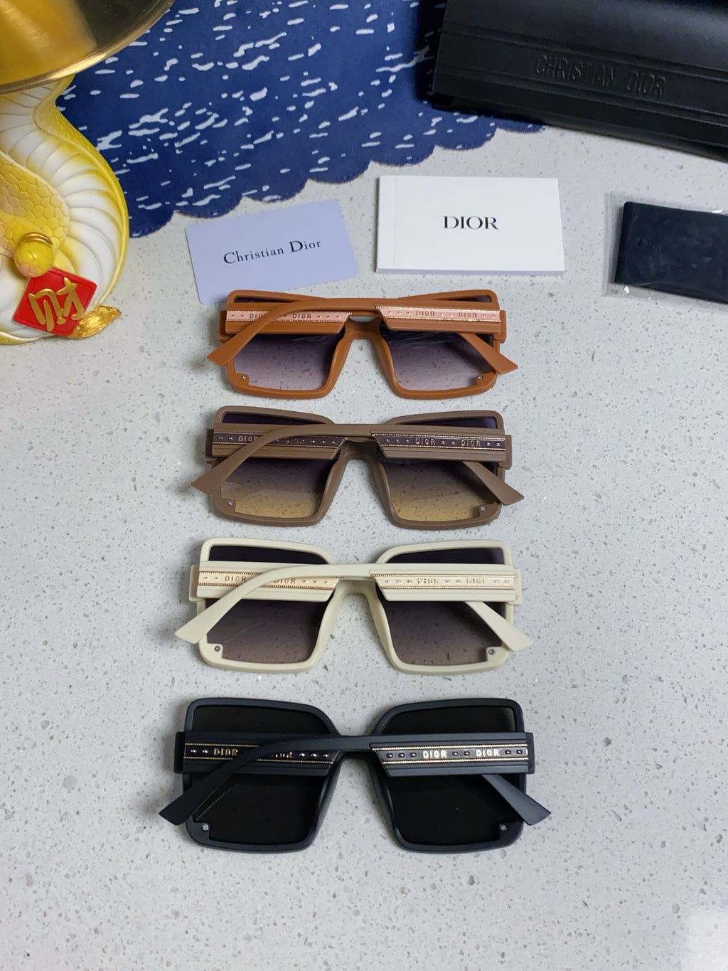 Dior Polarized Fashion Black Lens Sunglasses for Women - 431826 - detail image 11