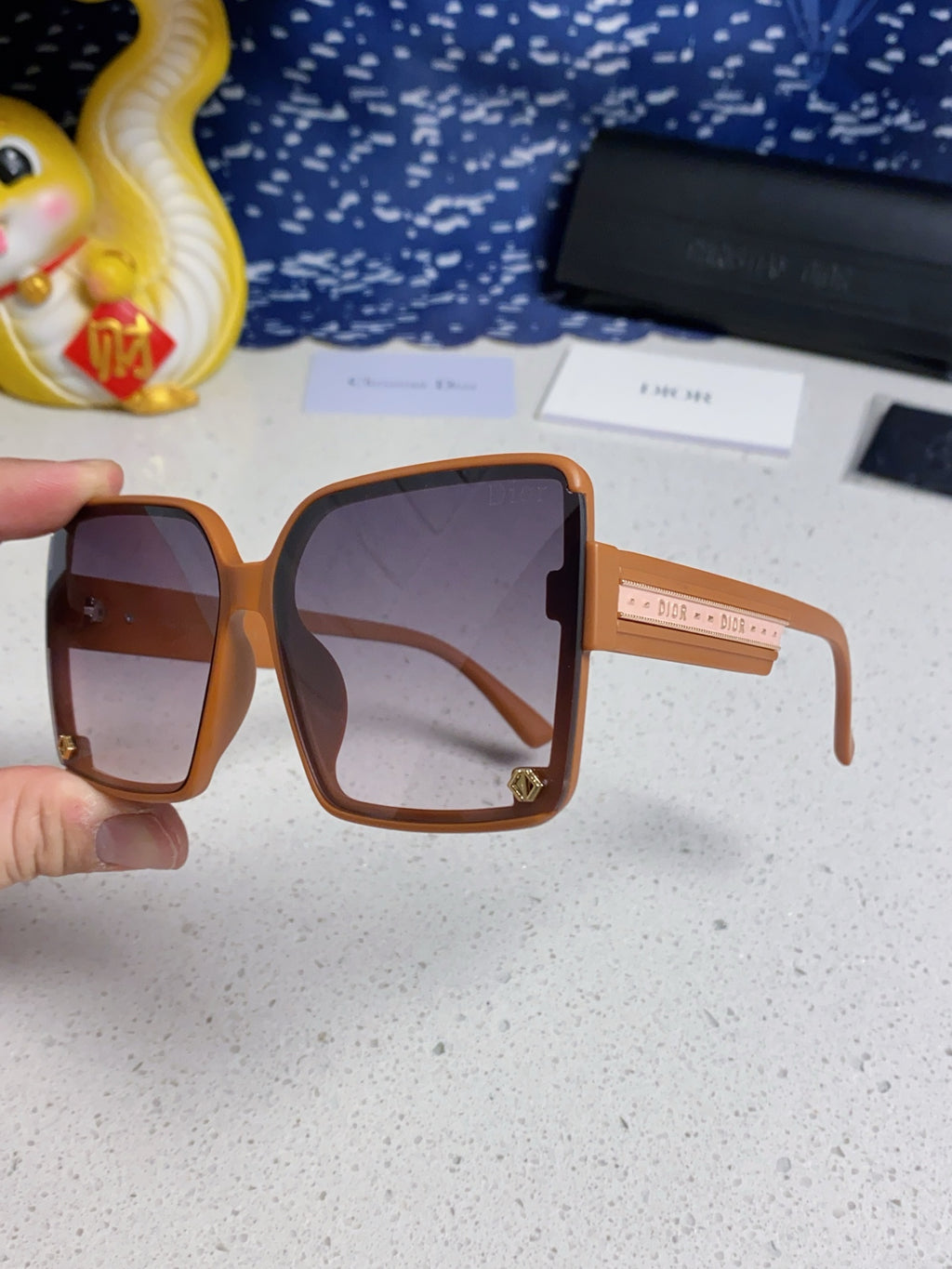 Dior Polarized Fashion Silver Lens Sunglasses for Women - 997972 - detail image 6