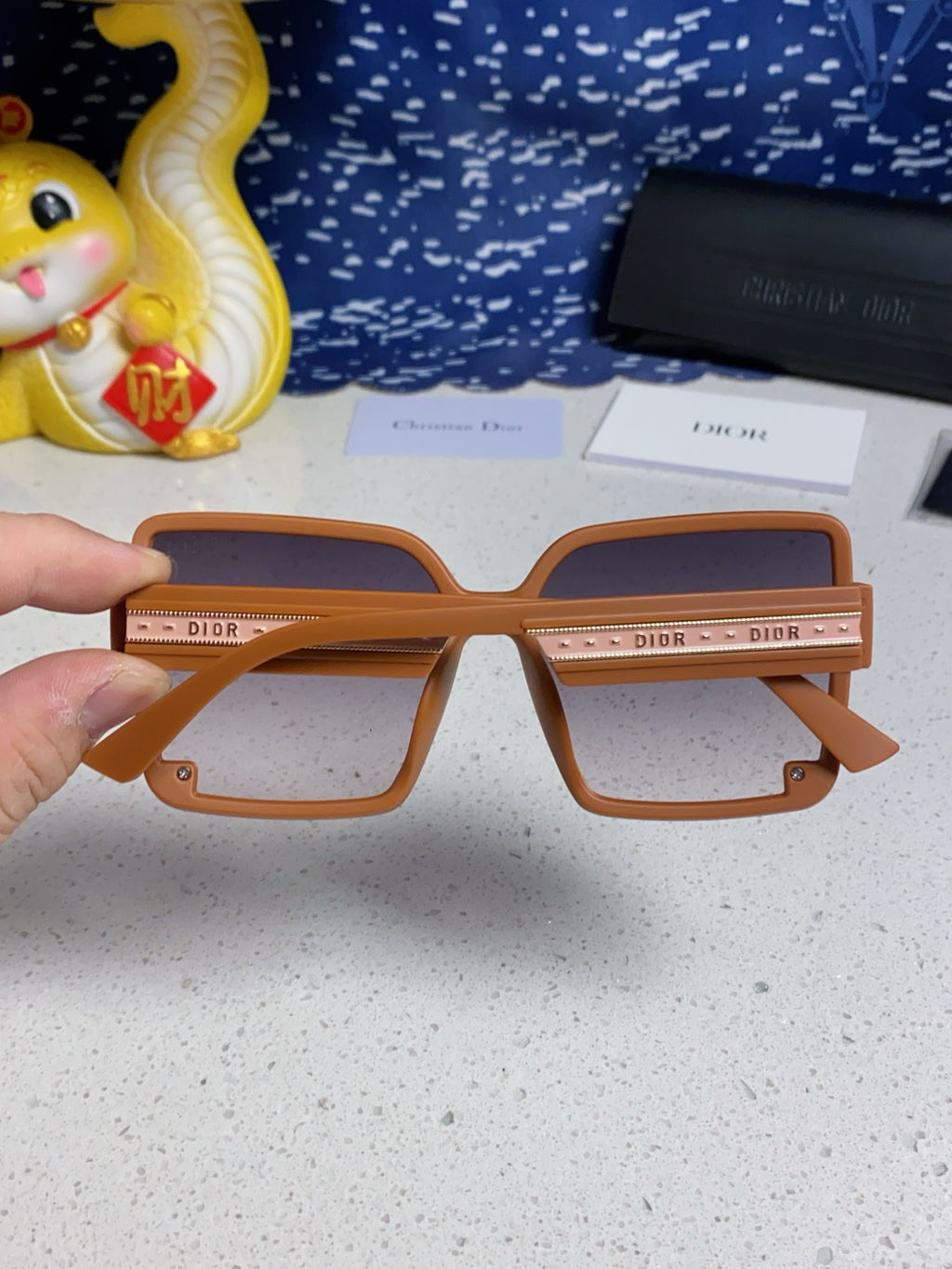 Dior Polarized Fashion Silver Lens Sunglasses for Women - 431823 - detail image 5