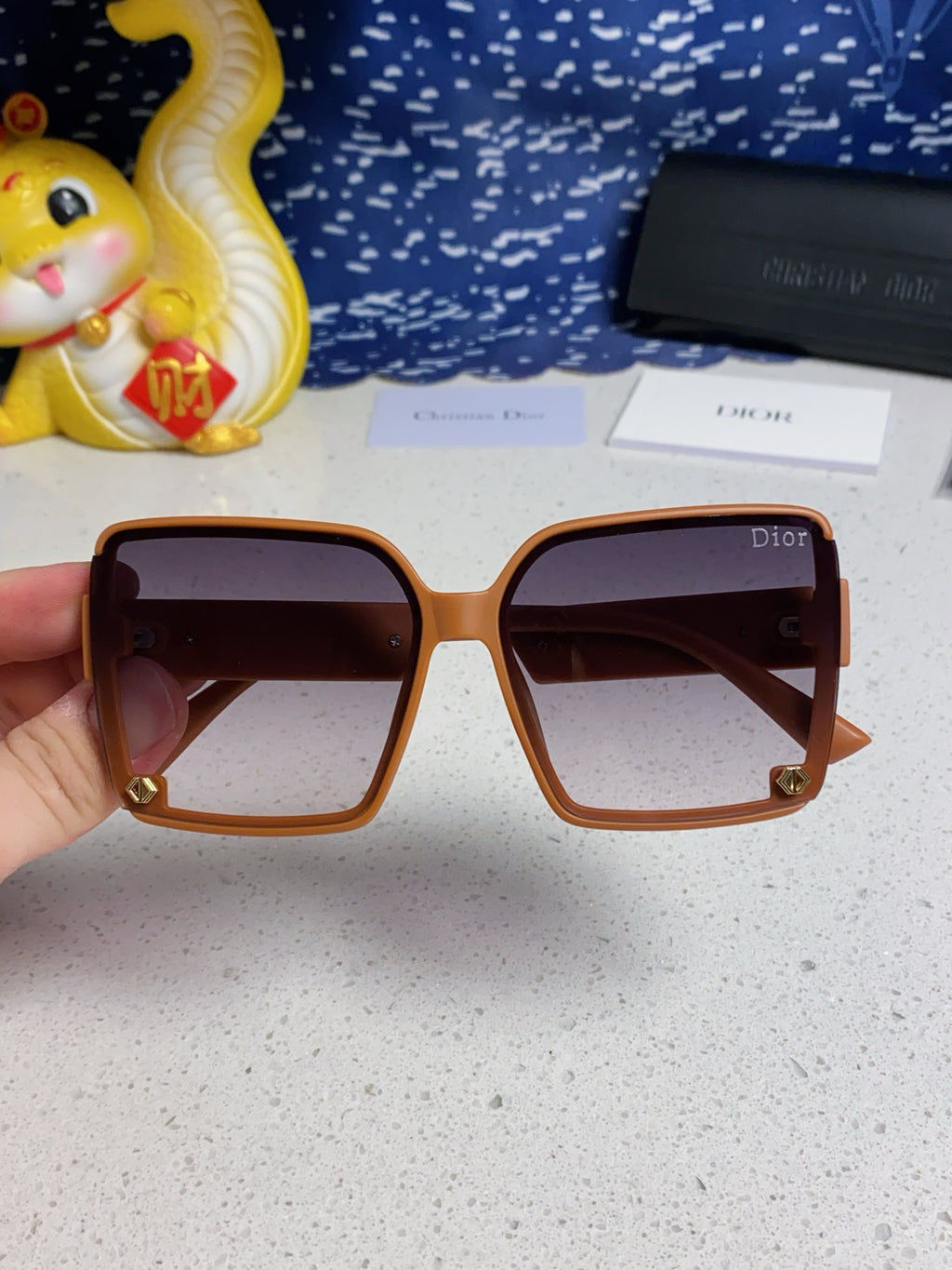 Dior Polarized Fashion Silver Lens Sunglasses for Women - 997972 - detail image 4