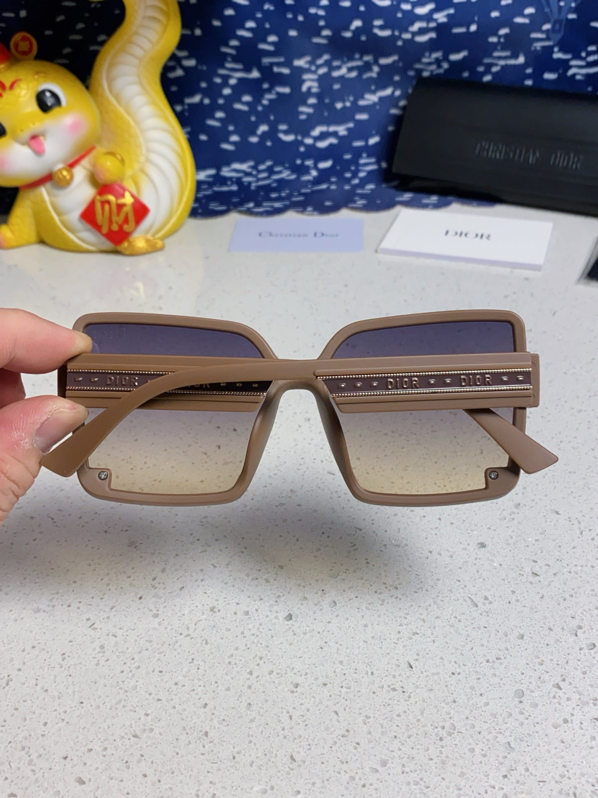 Dior Polarized Fashion Gray Lens Sunglasses for Women - 997973 - detail image 5