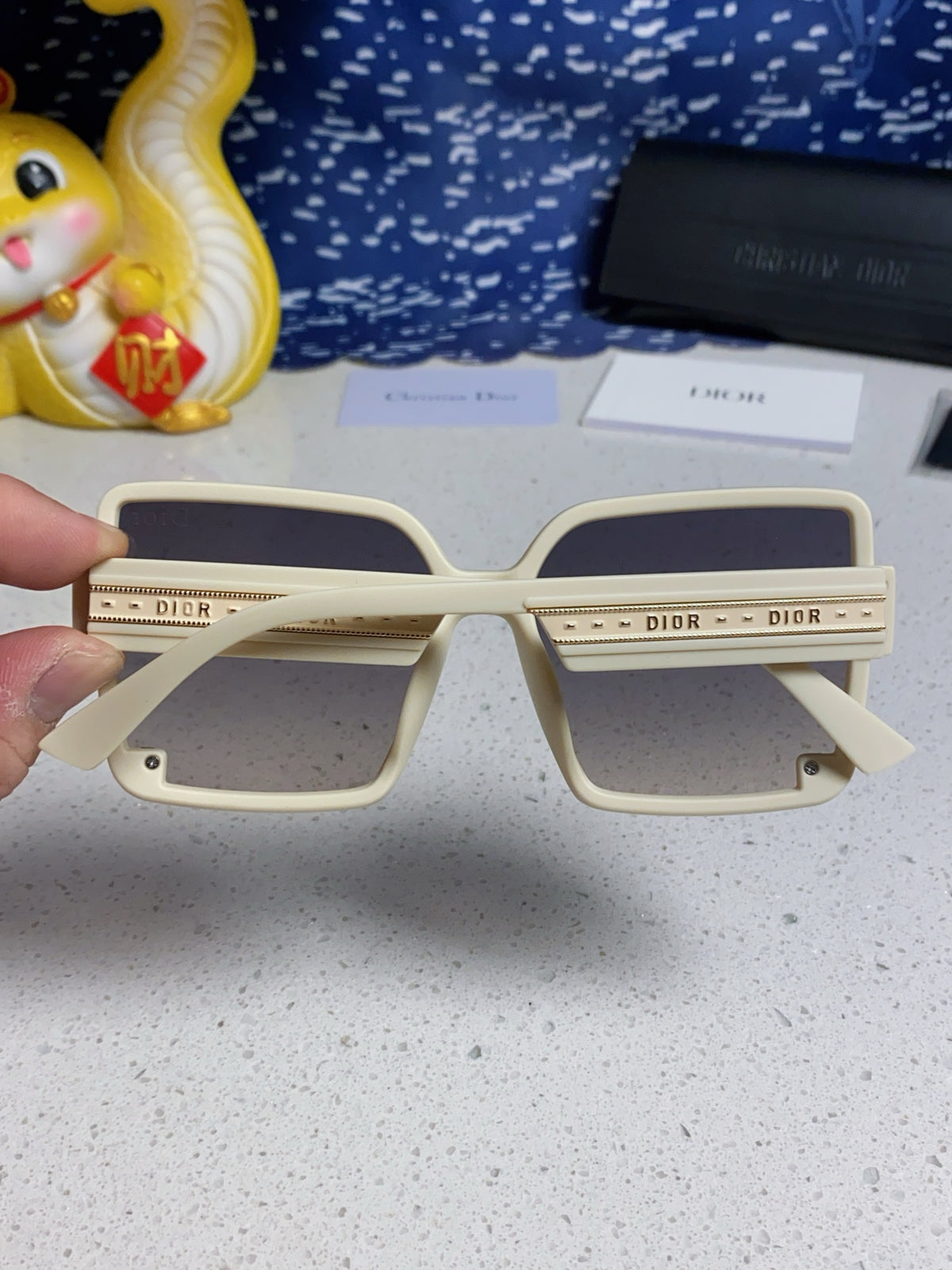 Dior Polarized Fashion Gray Lens Sunglasses for Women - 431825 - detail image 5
