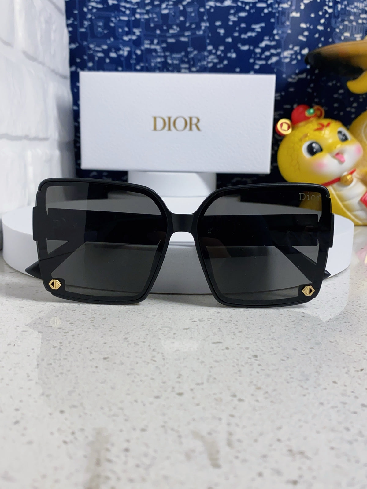 Dior Polarized Fashion Black Lens Sunglasses for Women - 997975 - detail image 9