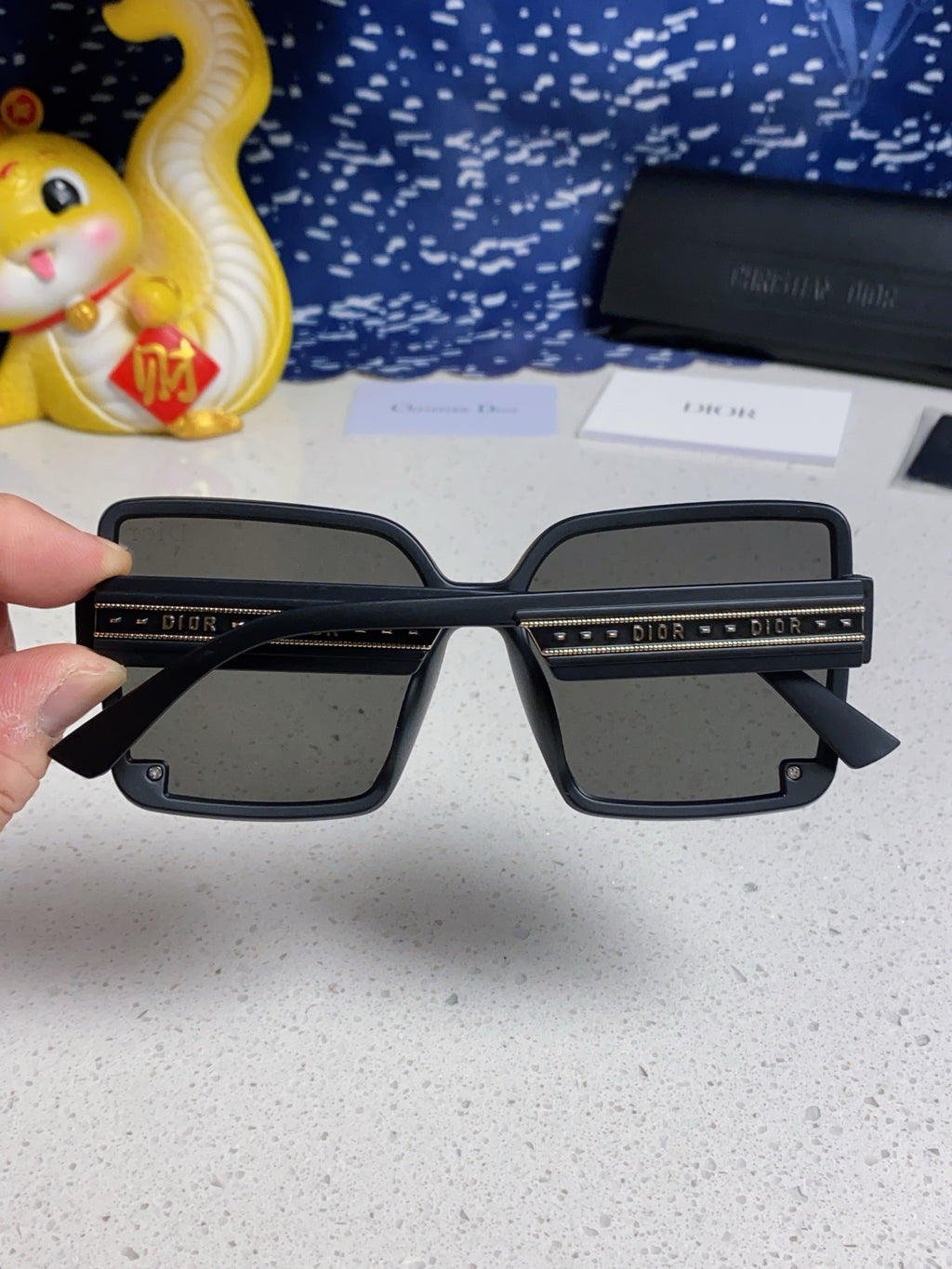 Dior Polarized Fashion Black Lens Sunglasses for Women - 997975 - detail image 5