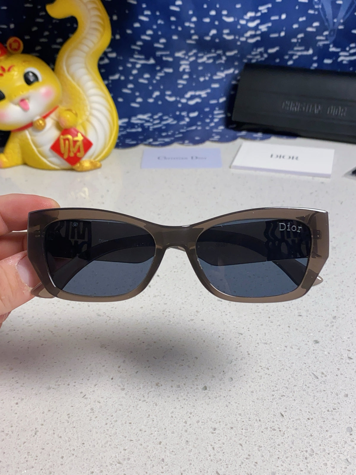 Dior Fashion Blue Lens Sunglasses for Men & Women - 997978 - detail image 4