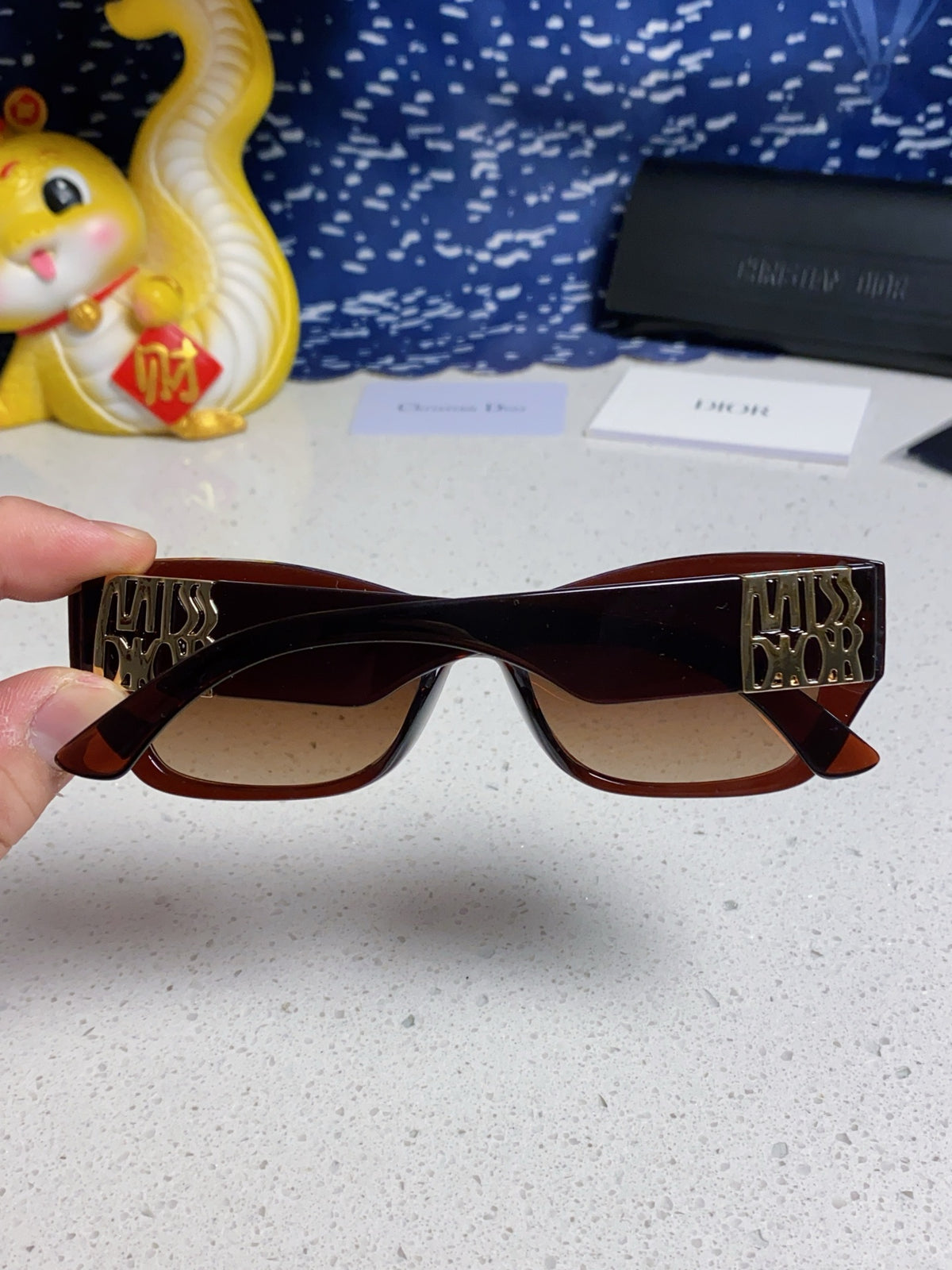 Dior Fashion Brown Lens Sunglasses for Men & Women - 997981 - detail image 5