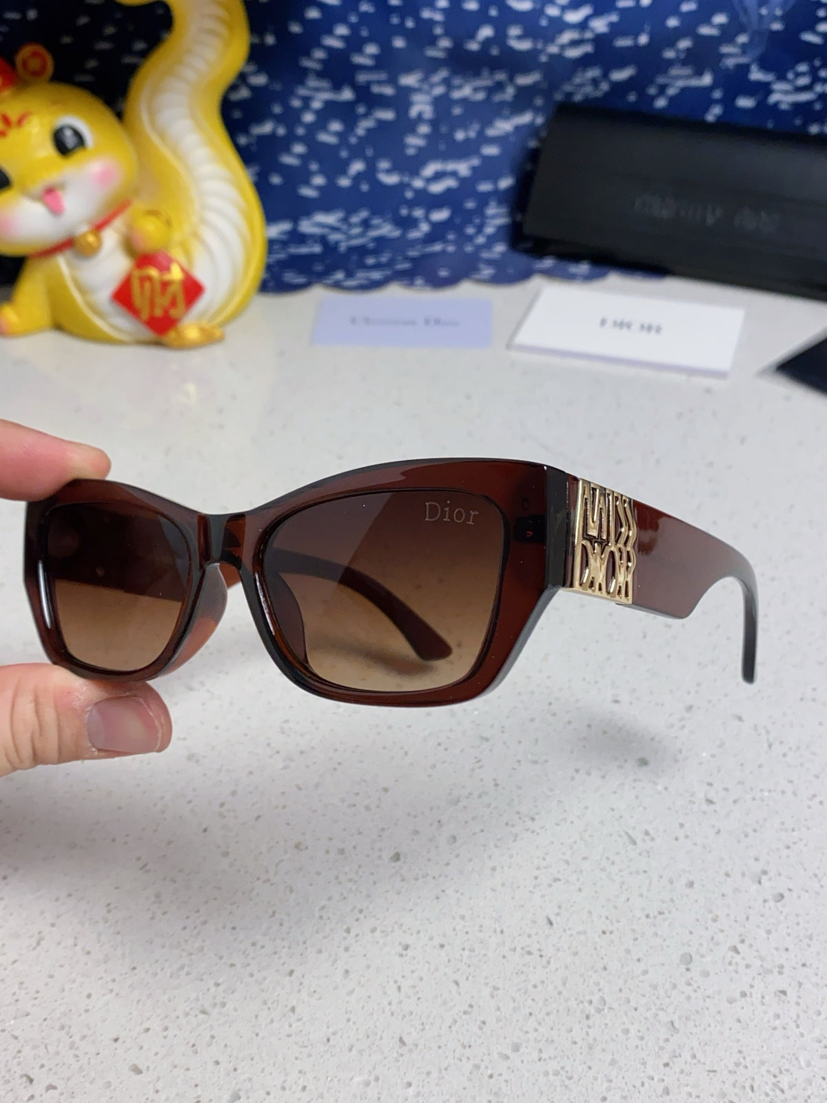 Dior Fashion Brown Lens Sunglasses for Men & Women - 997981 - detail image 6