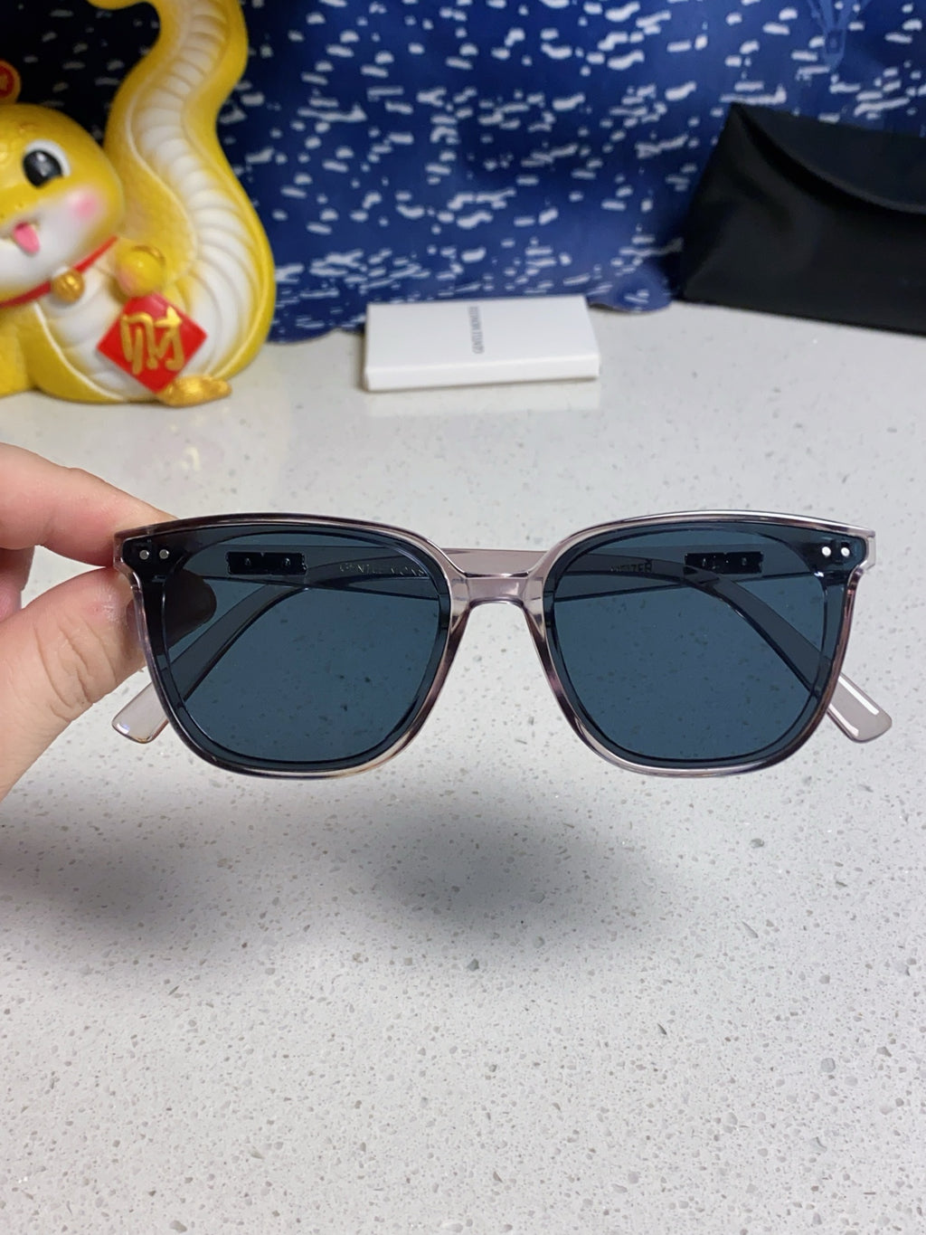 Gentle Monster HEIZER Square Blue Lens Sunglasses for Men & Women - 432932 - detail image 4