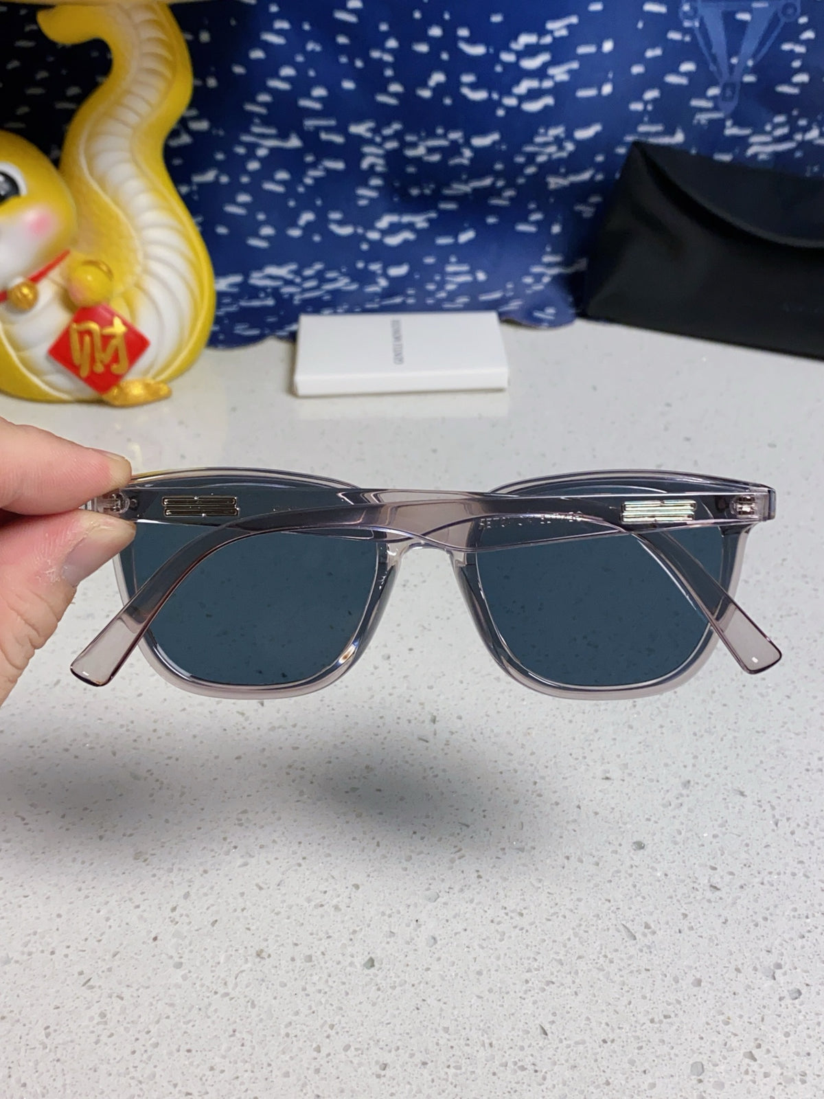 Gentle Monster HEIZER Square Blue Lens Sunglasses for Men & Women - 432932 - detail image 5