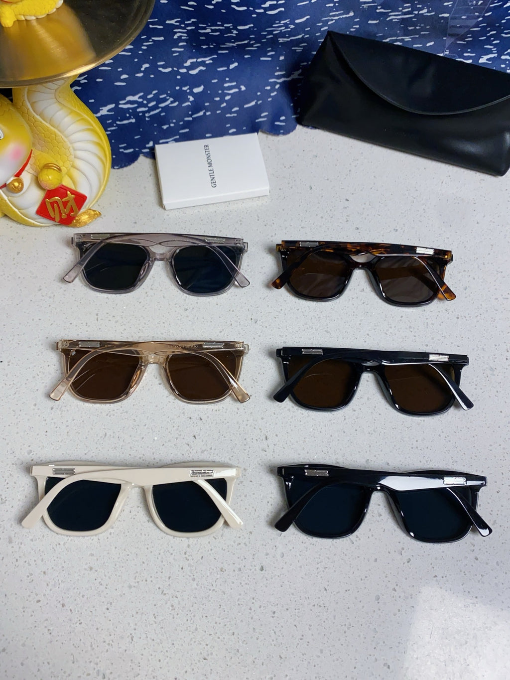Gentle Monster HEIZER Square Blue Lens Sunglasses for Men & Women - detail image 11