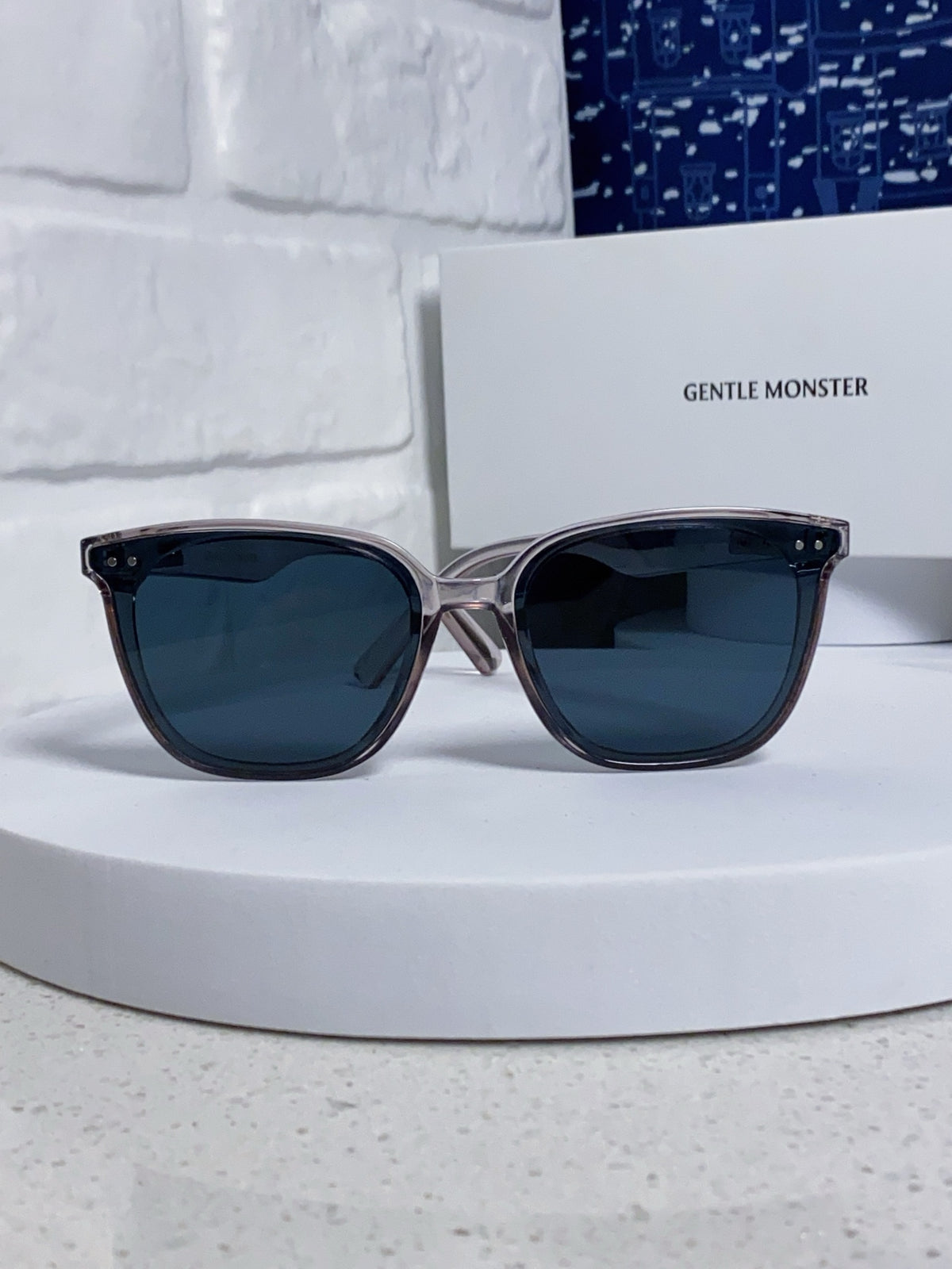 Gentle Monster HEIZER Square Blue Lens Sunglasses for Men & Women - 488000 - detail image 2