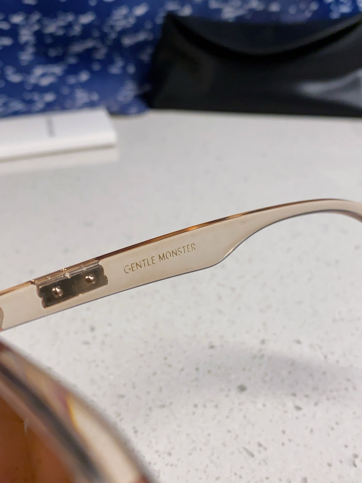 Gentle Monster HEIZER Square Brown Lens Sunglasses for Men & Women - 488001 - detail image 8