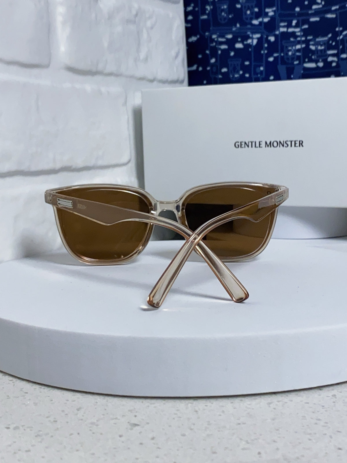 Gentle Monster HEIZER Square Brown Lens Sunglasses for Men & Women - 432933 - detail image 3