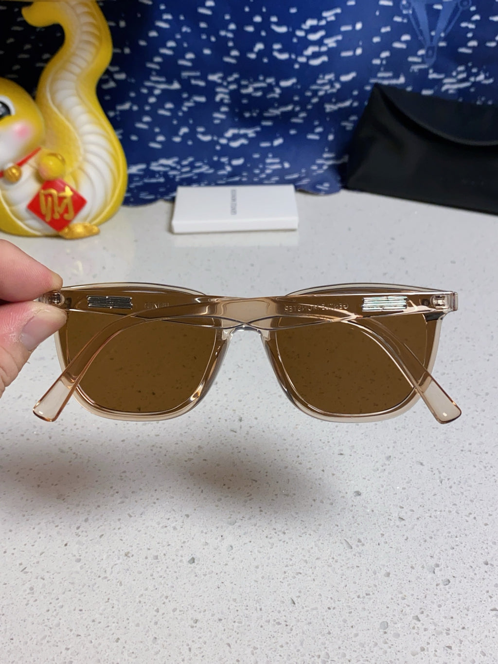 Gentle Monster HEIZER Square Brown Lens Sunglasses for Men & Women - 432933 - detail image 5