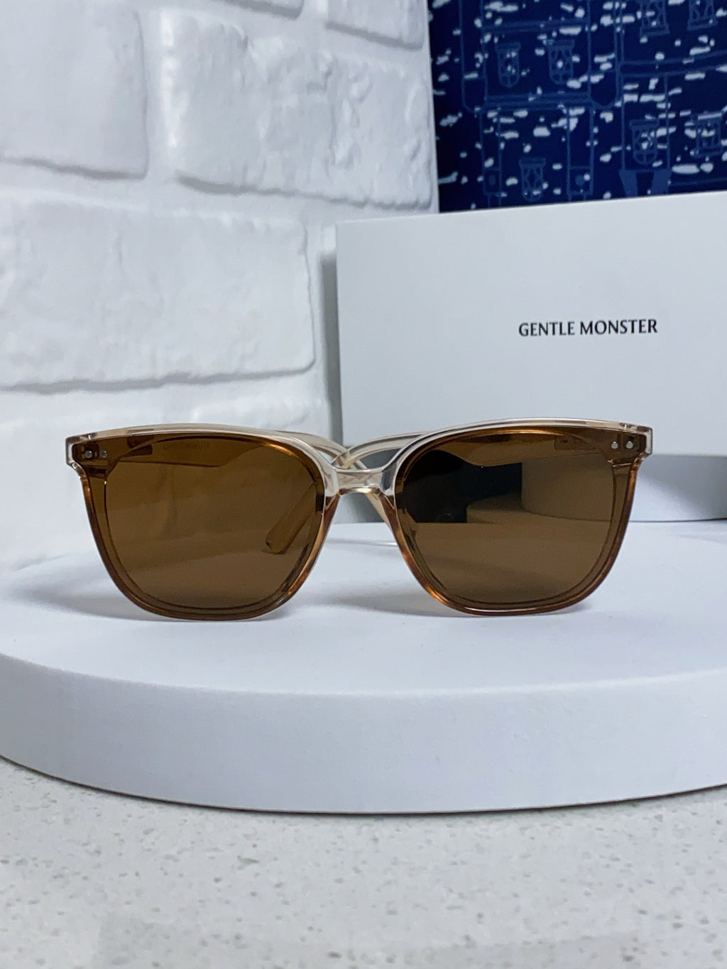 Gentle Monster HEIZER Square Brown Lens Sunglasses for Men & Women - 488001 - detail image 2