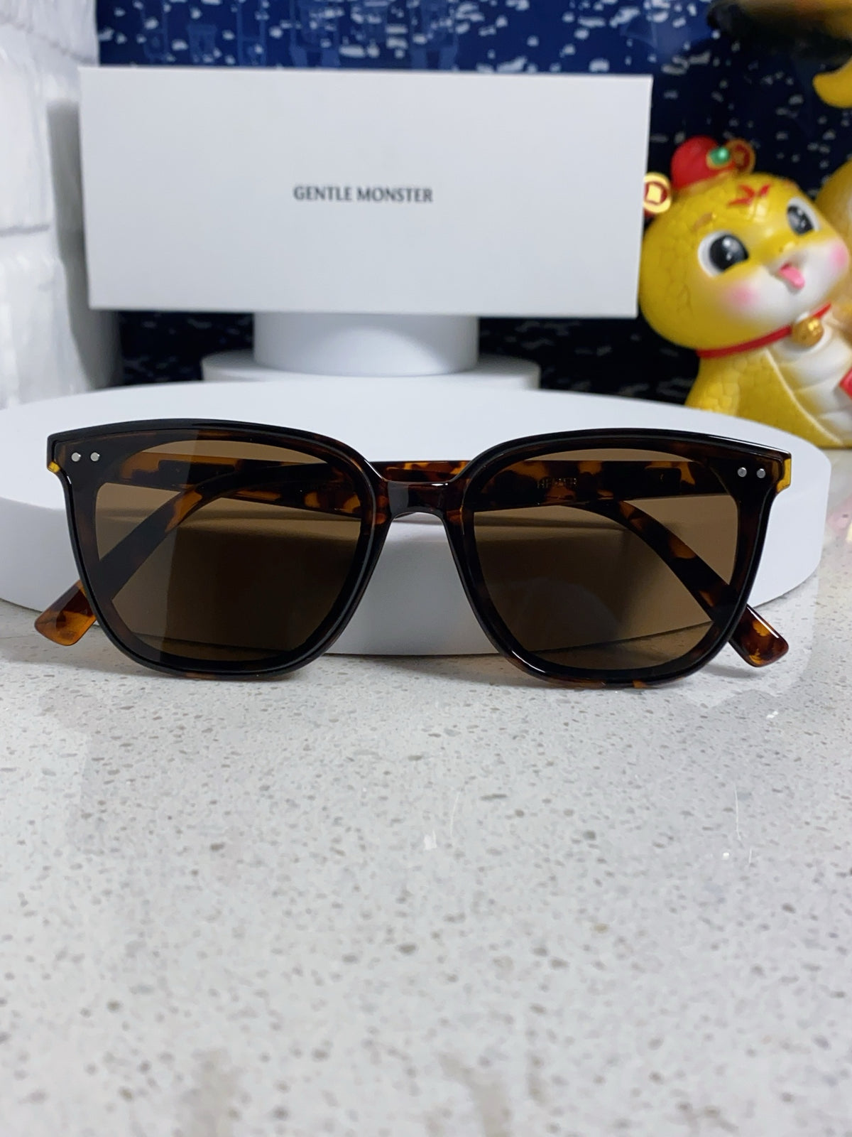 Gentle Monster HEIZER Square Brown Lens Sunglasses for Men & Women - 488003 - detail image 9
