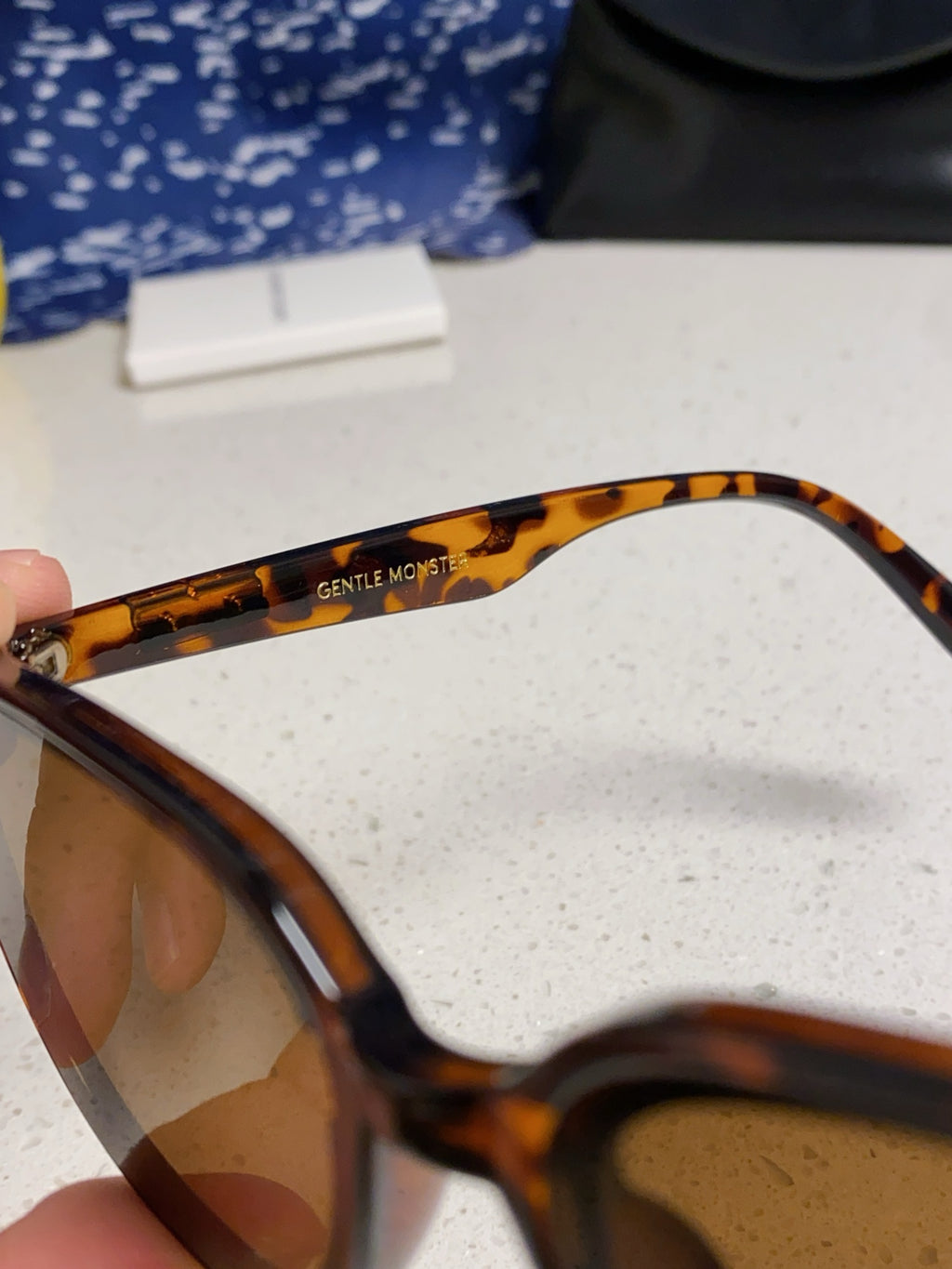 Gentle Monster HEIZER Square Brown Lens Sunglasses for Men & Women - 488003 - detail image 8