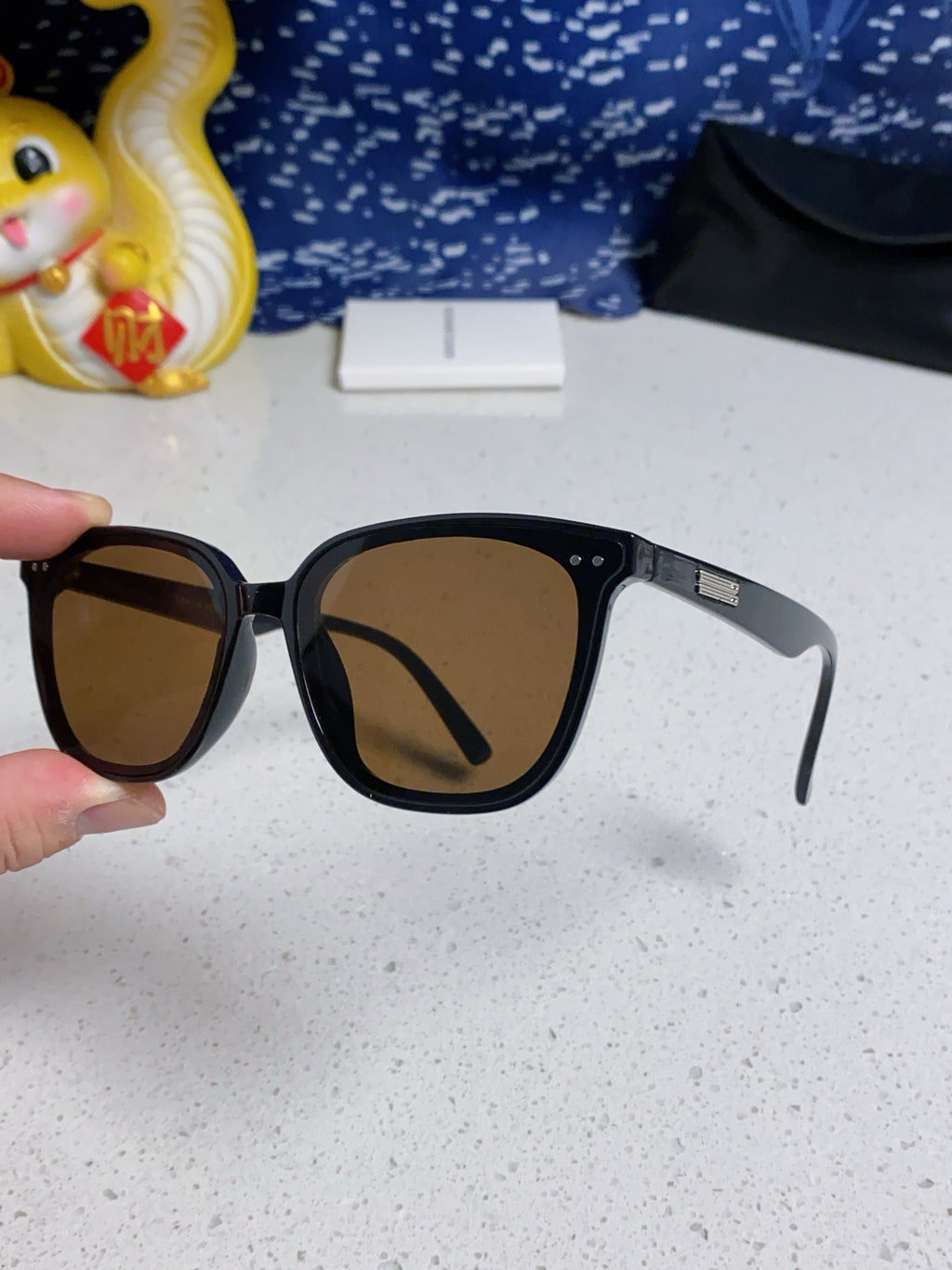 Gentle Monster HEIZER Square Brown Lens Sunglasses for Men & Women - detail image 6