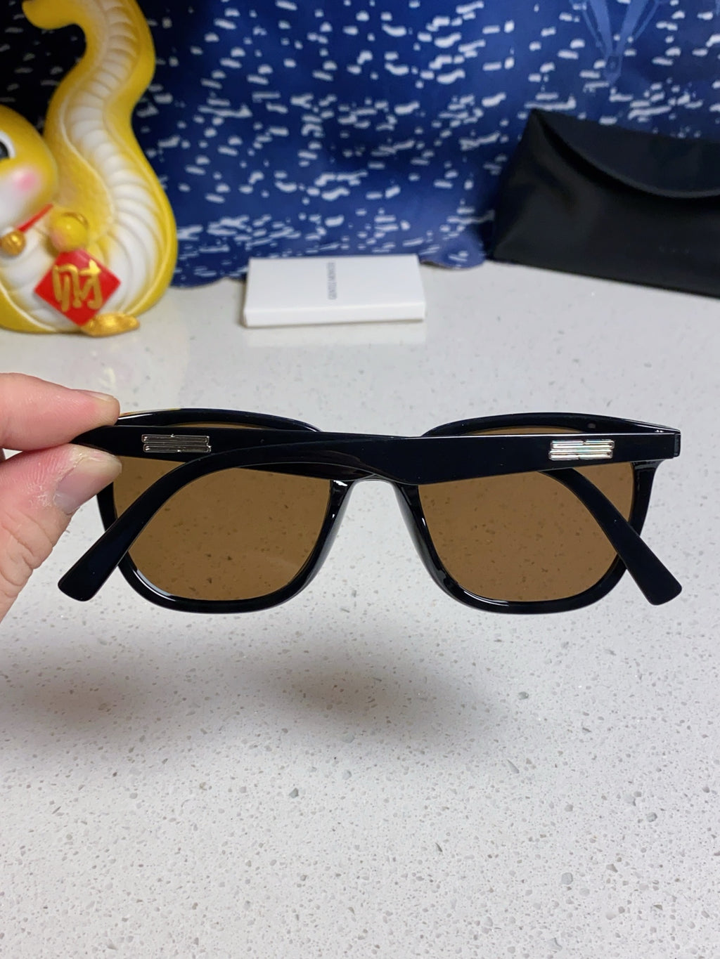 Gentle Monster HEIZER Square Brown Lens Sunglasses for Men & Women - detail image 5