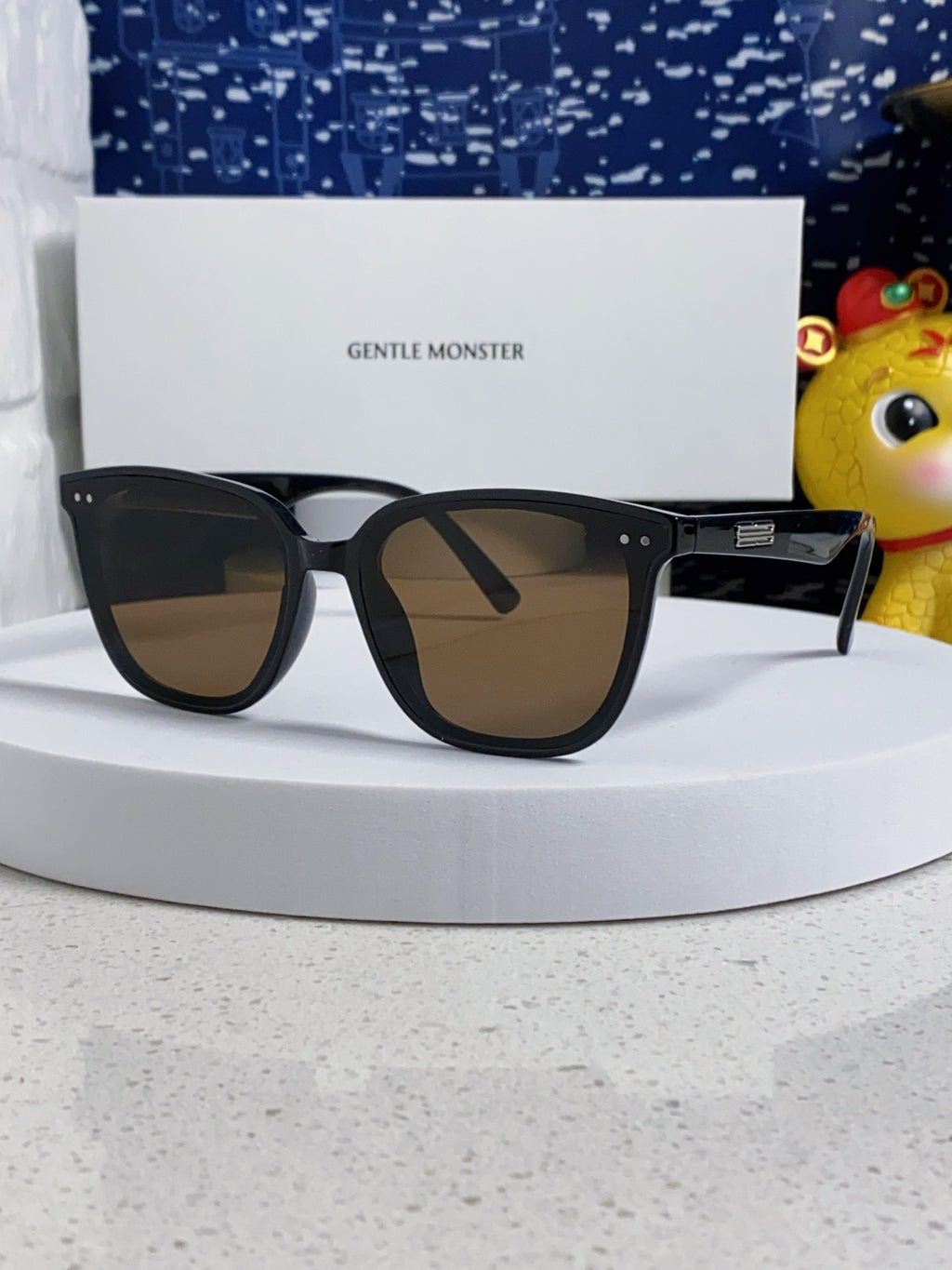 Gentle Monster HEIZER Square Brown Lens Sunglasses for Men & Women