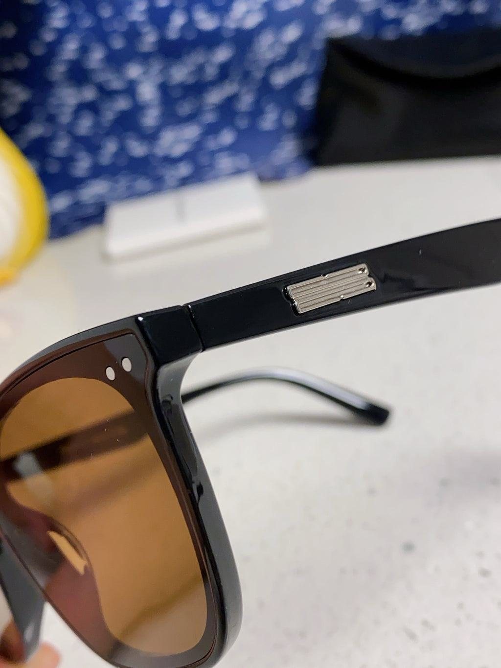 Gentle Monster HEIZER Square Brown Lens Sunglasses for Men & Women - detail image 7