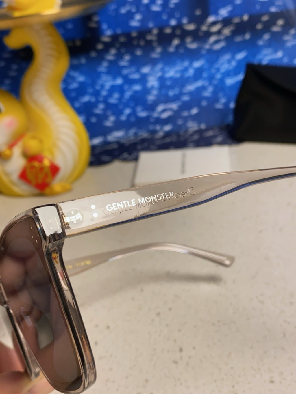 Gentle Monster DREAMER17 Oversized Blue Lens Sunglasses for Men & Wom - 358896 - detail image 7