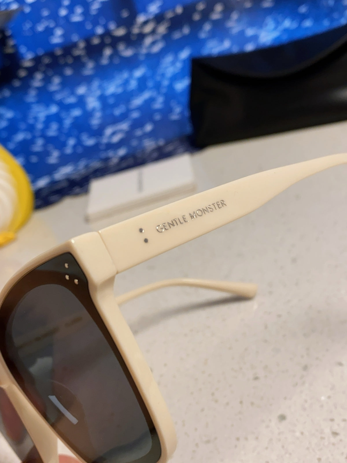 Gentle Monster DREAMER17 Oversized Blue Lens Sunglasses for Men & Women - detail image 7