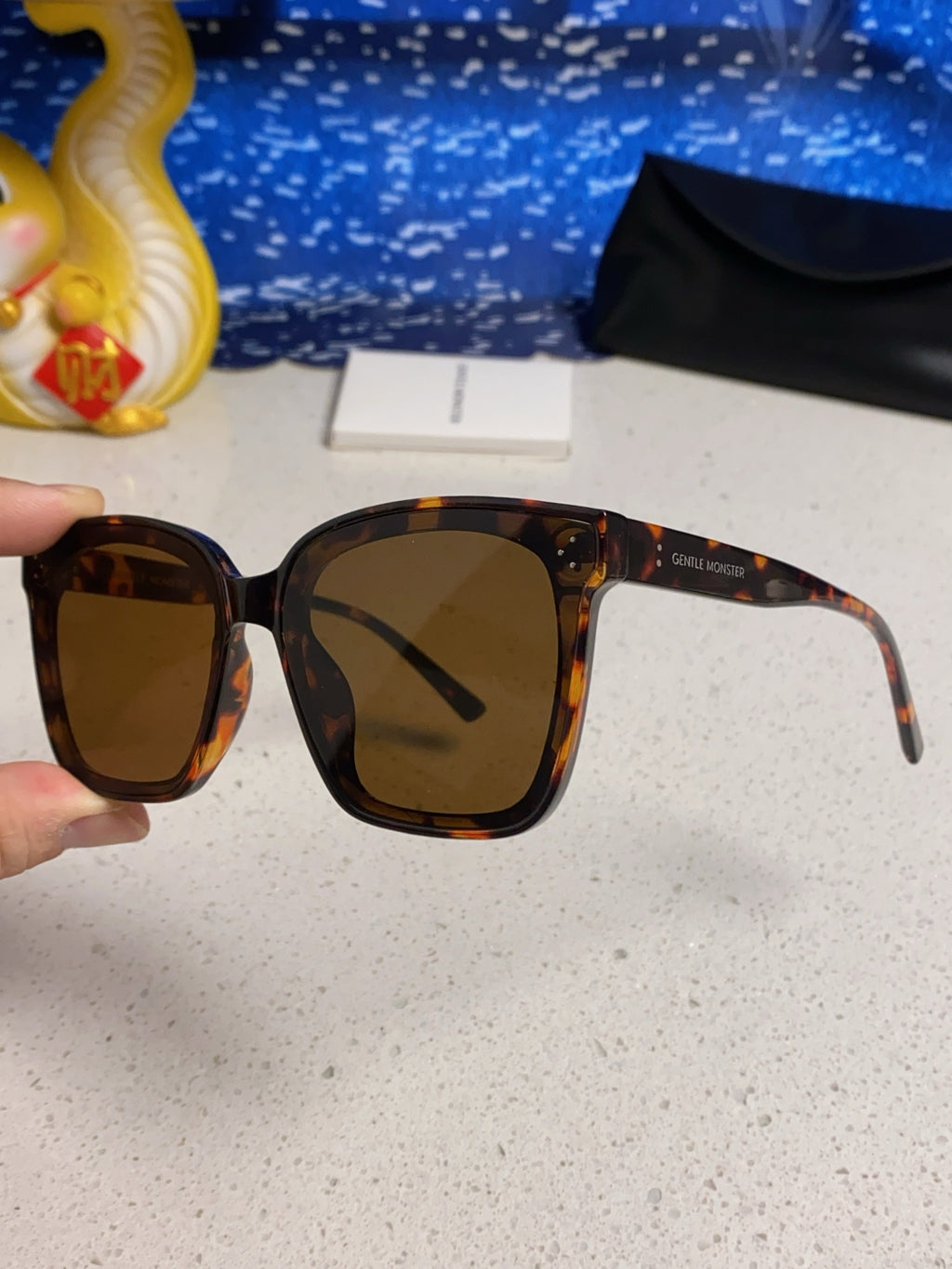 Gentle Monster DREAMER17 Oversized Brown Lens Sunglasses for Men & Women - detail image 6