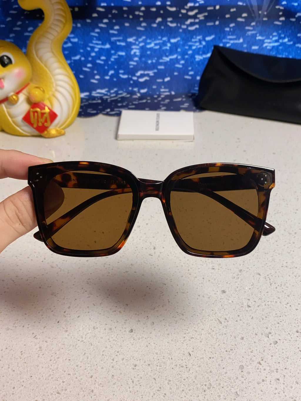 Gentle Monster DREAMER17 Oversized Brown Lens Sunglasses for Men & Women - detail image 4