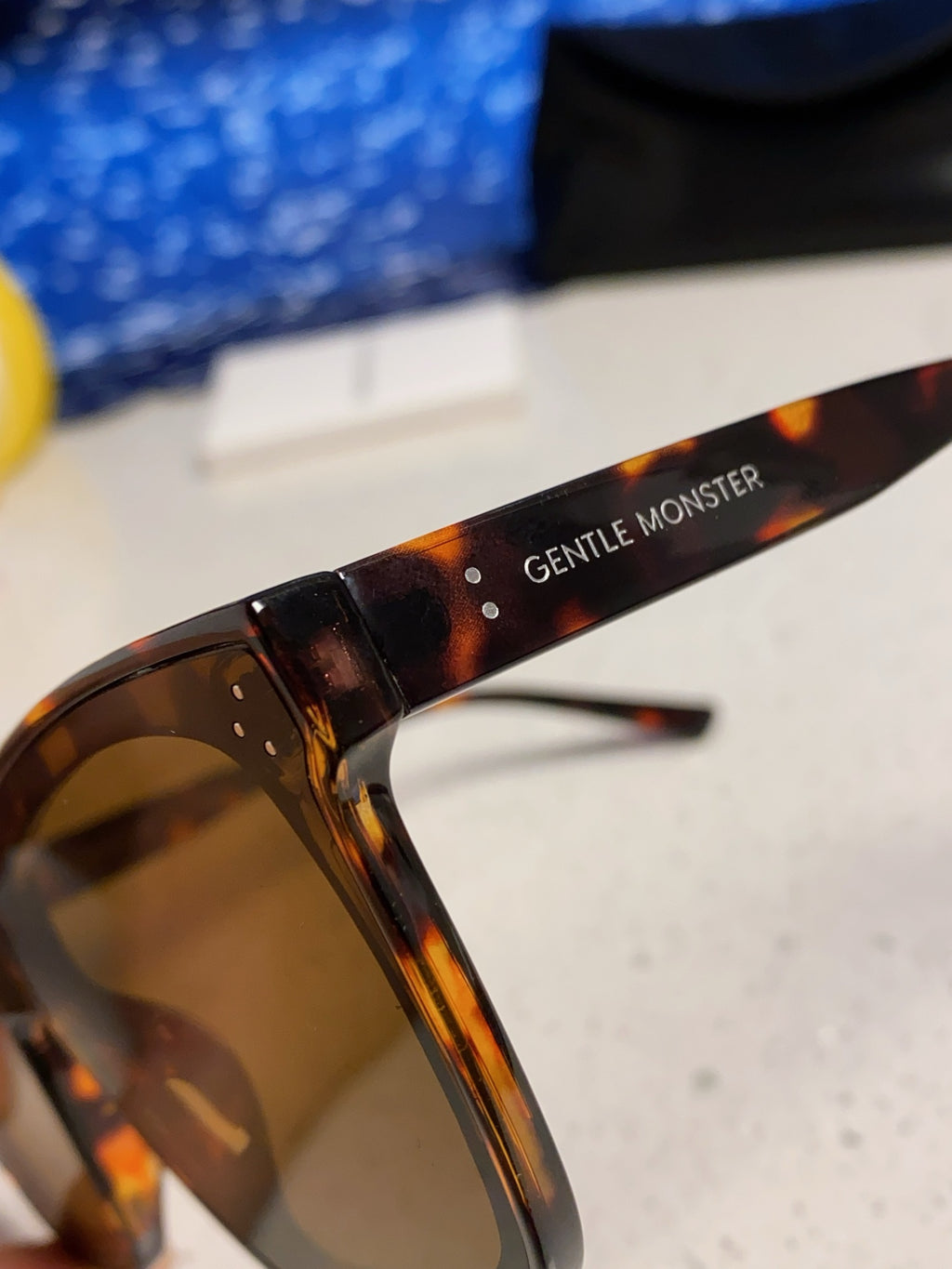 Gentle Monster DREAMER17 Oversized Brown Lens Sunglasses for Men & Women - detail image 7