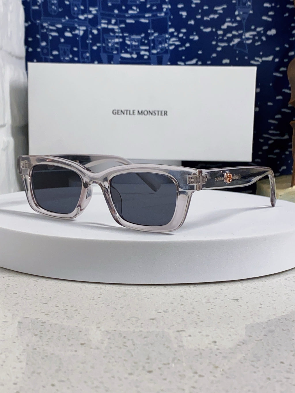 Gentle Monster JENNIE1996 Cat-Eye Silver Lens Sunglasses for Women