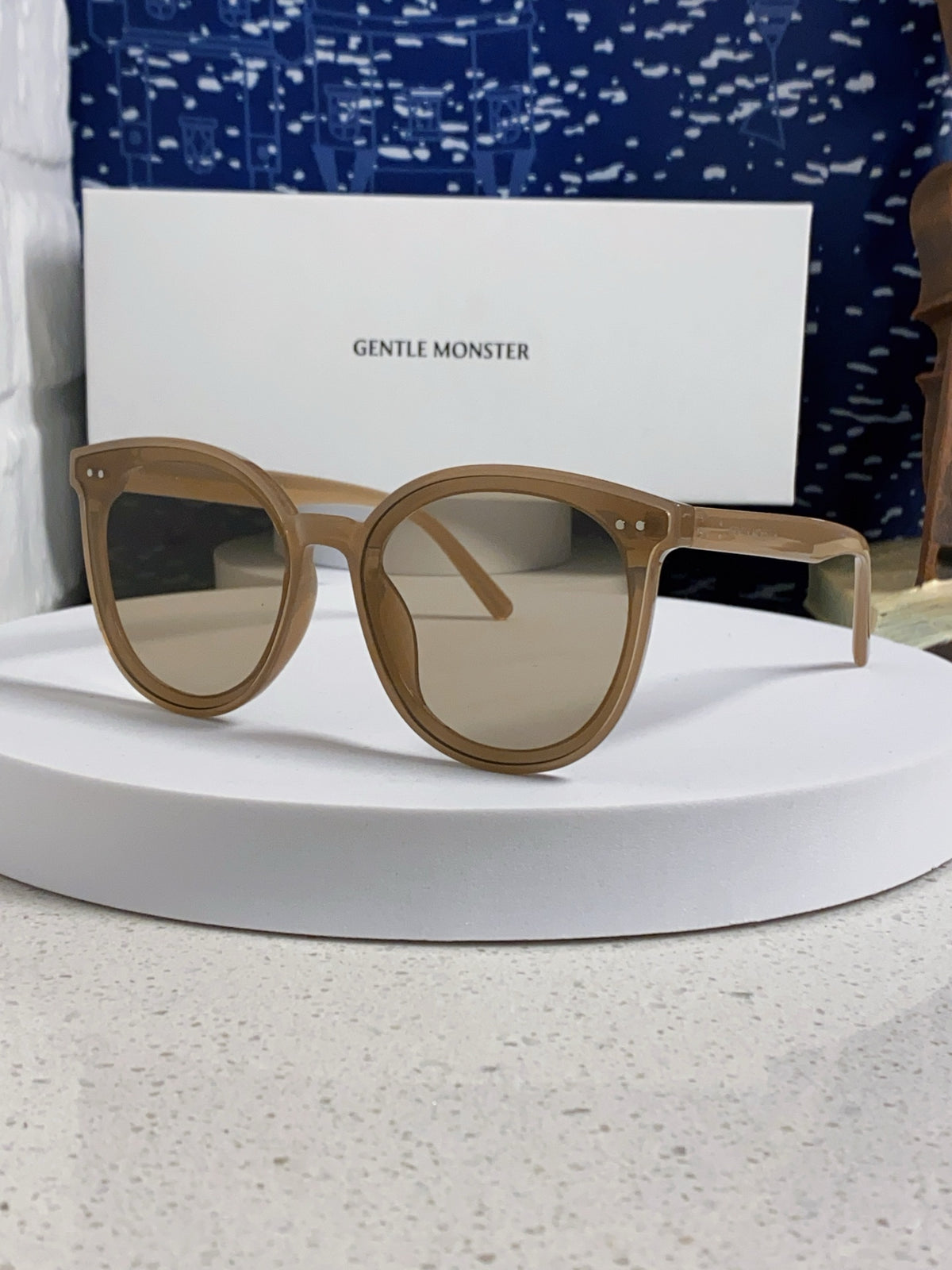 Gentle Monster SOLO Polarized Round Silver Lens Sunglasses for Men & Women