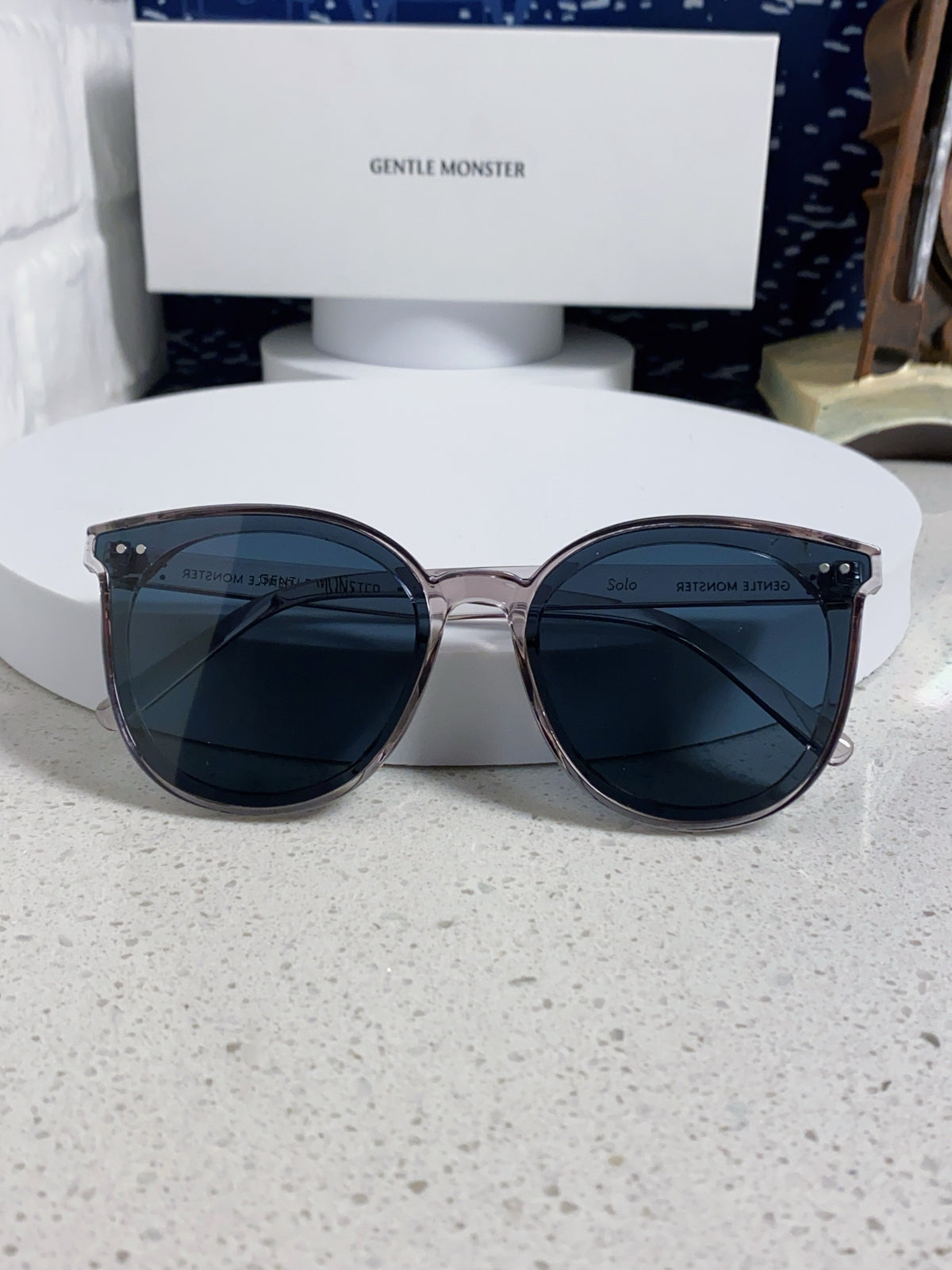 Gentle Monster SOLO Polarized Round Blue Lens Sunglasses for Men & Wo - 372625 - detail image 9