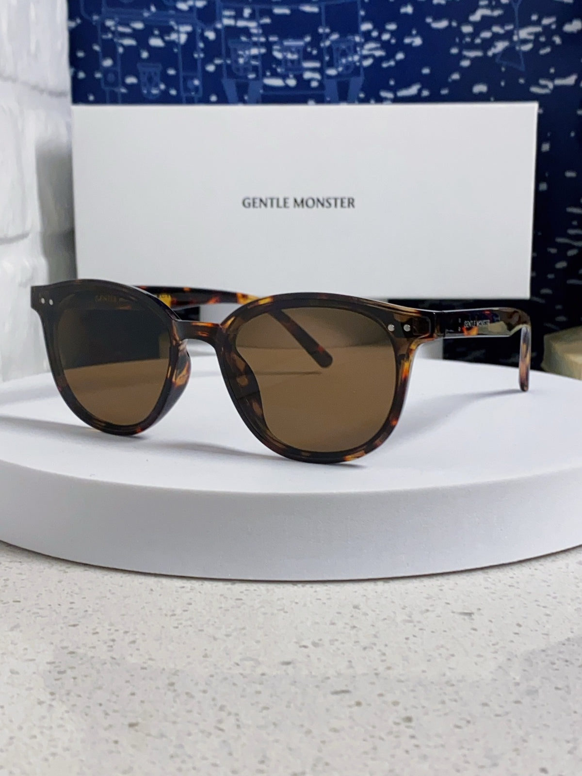 Gentle Monster LANG Square Brown Lens Sunglasses for Men & Women