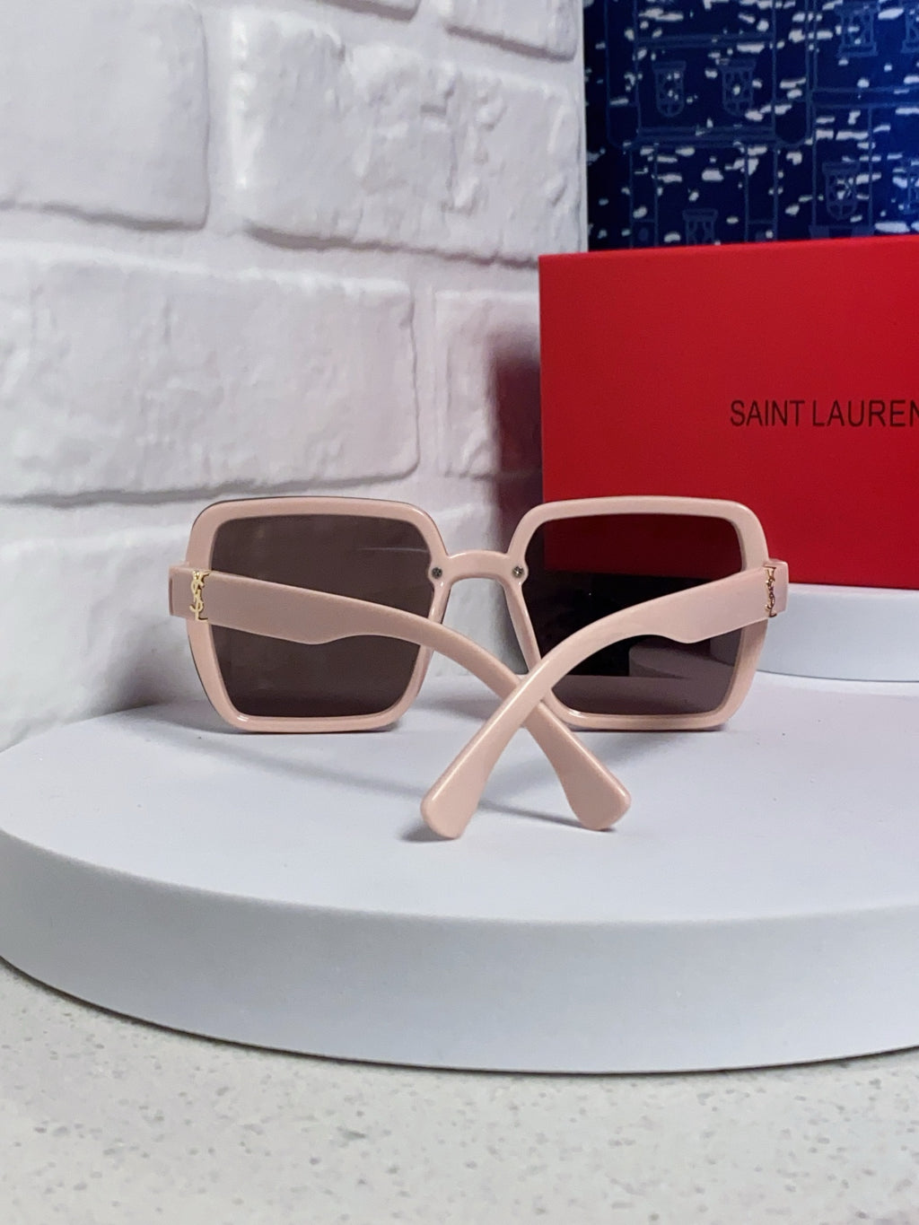 Saint Laurent Browline Black Lens Sunglasses for Men & Women - 465443 - detail image 2