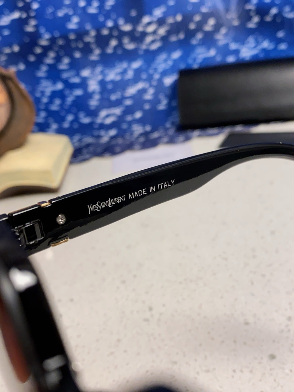 Saint Laurent Browline Black Lens Sunglasses for Men & Women - 465447 - detail image 7
