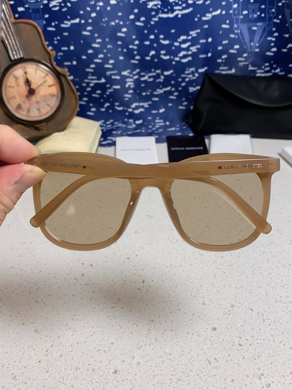 Gentle Monster MYMA Oversized Gray Lens Sunglasses for Men & Women - detail image 5