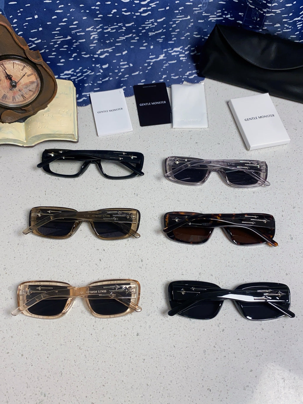 Gentle Monster ANTENA Square Brown Lens Sunglasses for Men & Women - detail image 11