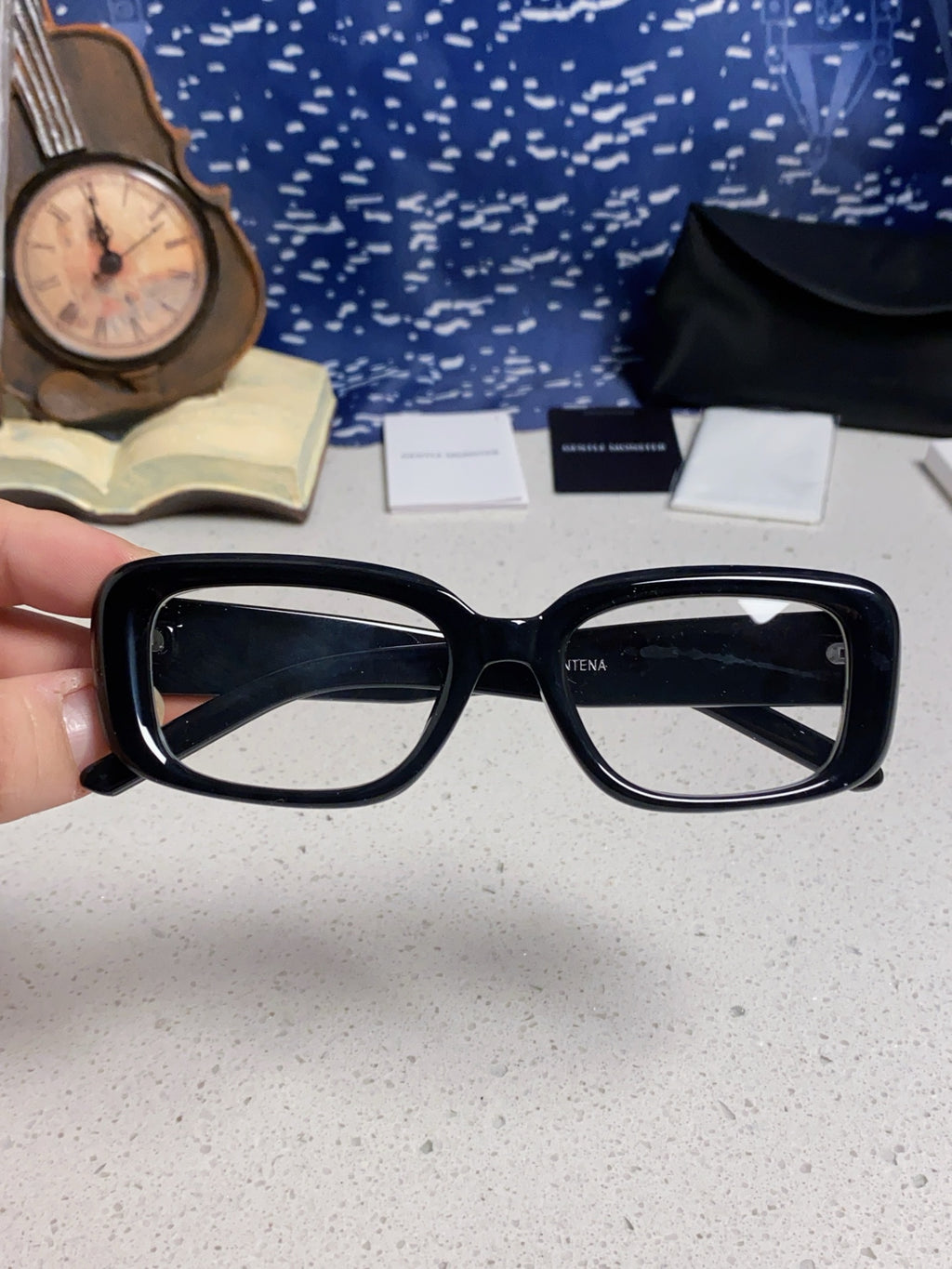 Gentle Monster ANTENA Square Silver Lens Sunglasses for Men & Women - detail image 4