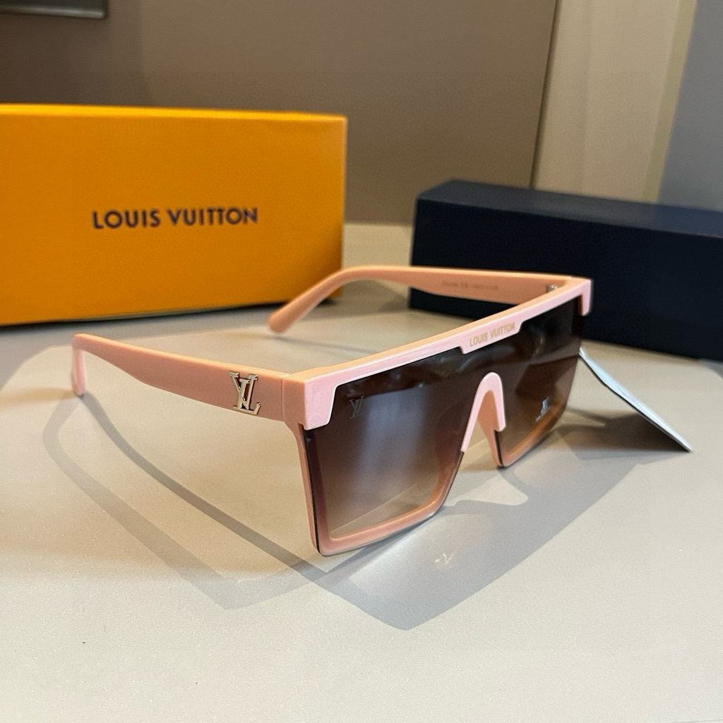 Louis Vuitton Fashion Gold Lens Sunglasses for Men