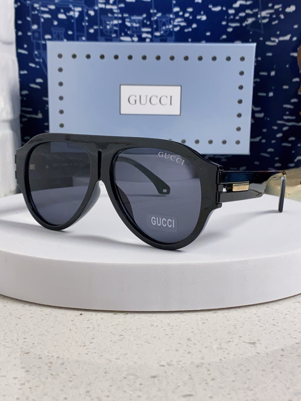 Gucci Aviator Silver Lens Sunglasses for Men & Women - 158269