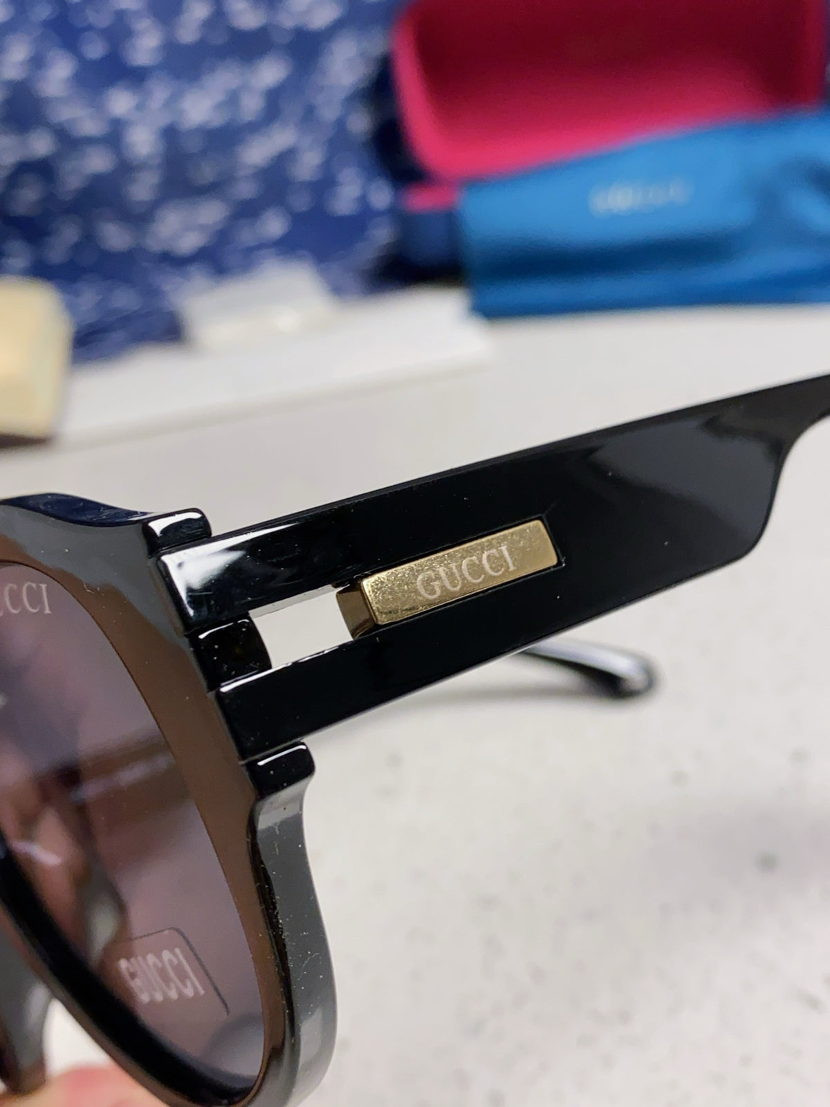 Gucci Aviator Silver Lens Sunglasses for Men & Women - 158269 - detail image 7