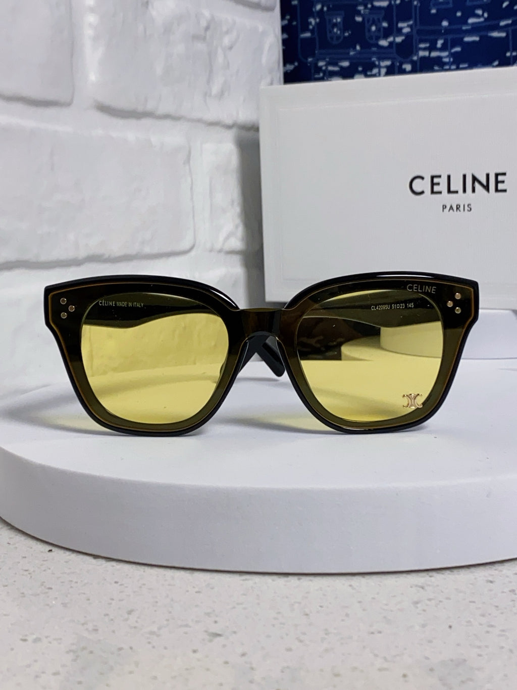 Celine Square Brown Lens Sunglasses for Men & Women - 432017 - detail image 2