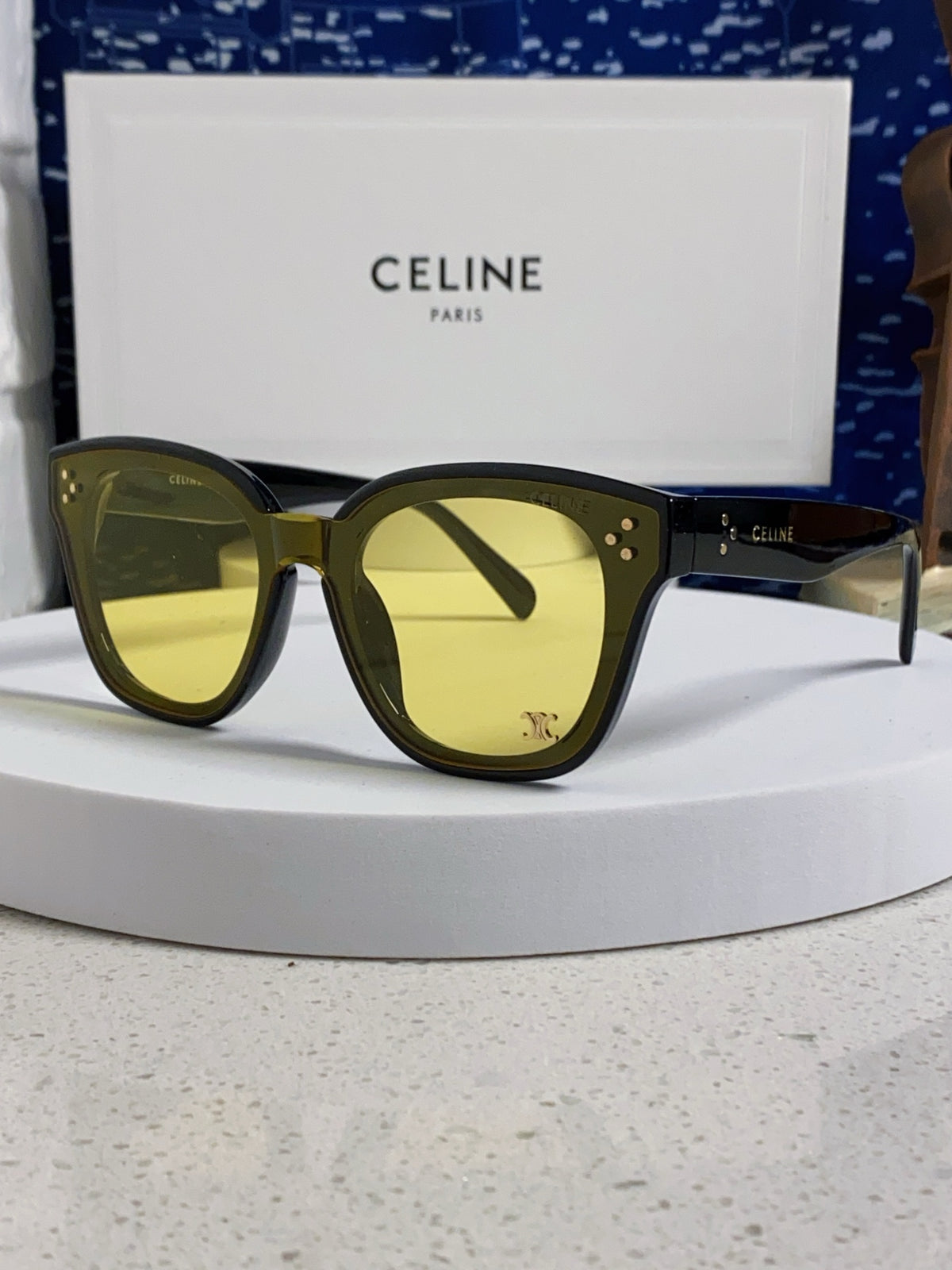 Celine Square Brown Lens Sunglasses for Men & Women - 158427