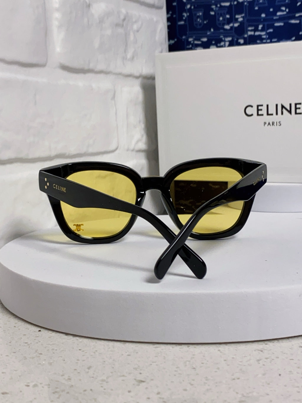 Celine Square Brown Lens Sunglasses for Men & Women - 158427 - detail image 3