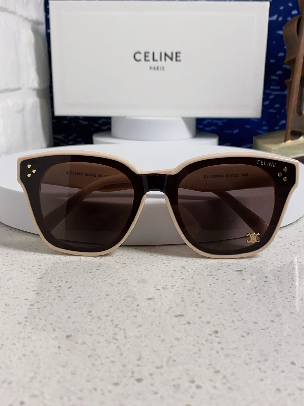 Celine Square Gray Lens Sunglasses for Men & Women - 432018 - detail image 9