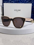 Celine Square Gray Lens Sunglasses for Men & Women - 398871